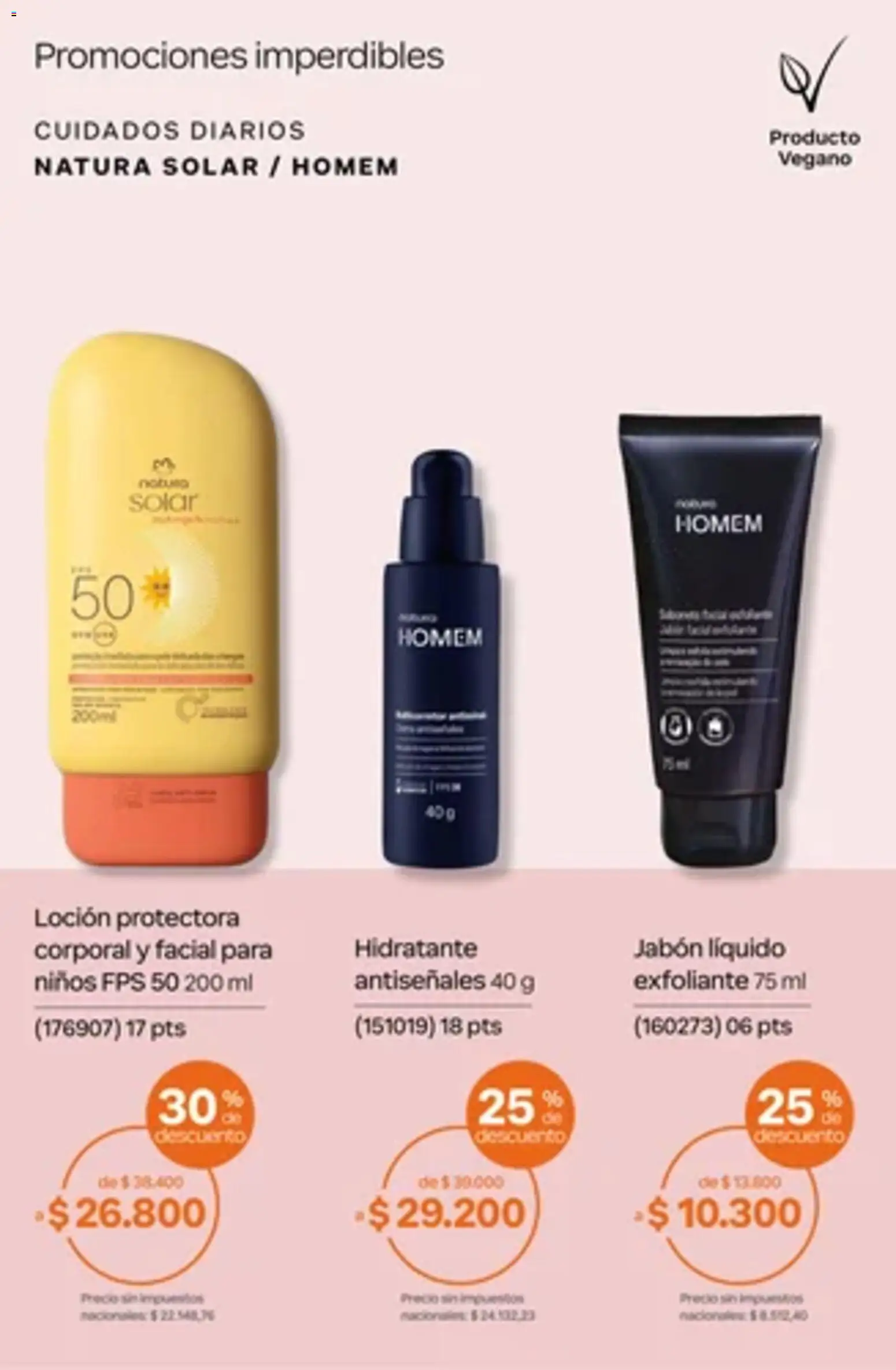 Catálogo Natura Ciclo 14 │ válido desde el 01/10/2026 | Página: 56 | Productos: Diarios, Exfoliante, Jabón, Loción
