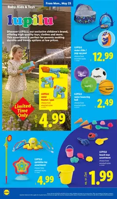 Preview of Lidl weekly ads valid from 20.05.2026 | Page: 36 | Products: Clothes, Water, Gun