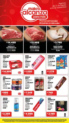 Vista previa Makro ofertas válido desde el 27/08/2026