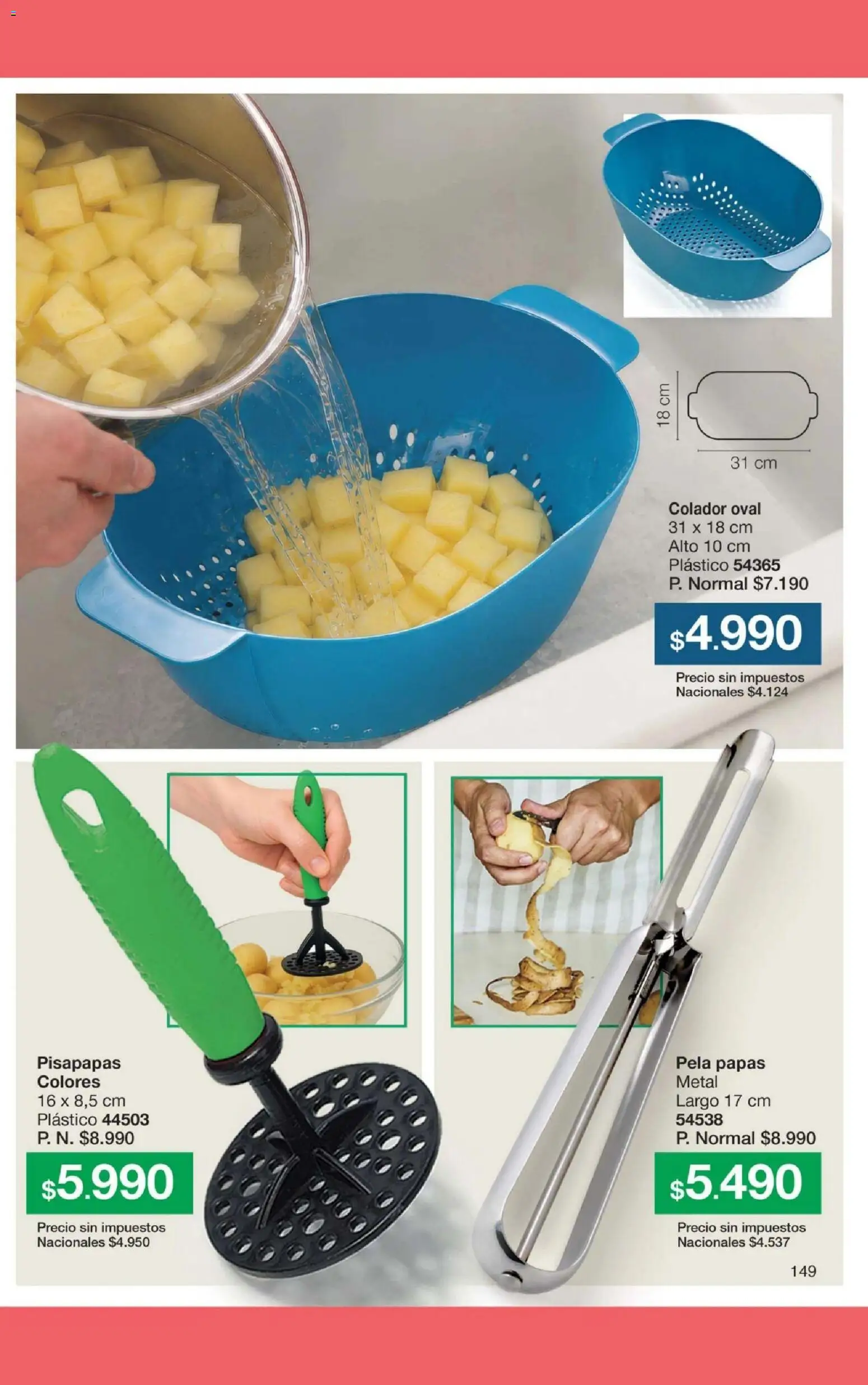 Gigot - CAMPAÑA 13 │ válido desde el 23/08/2026 | Página: 155 | Productos: Papas, Colador