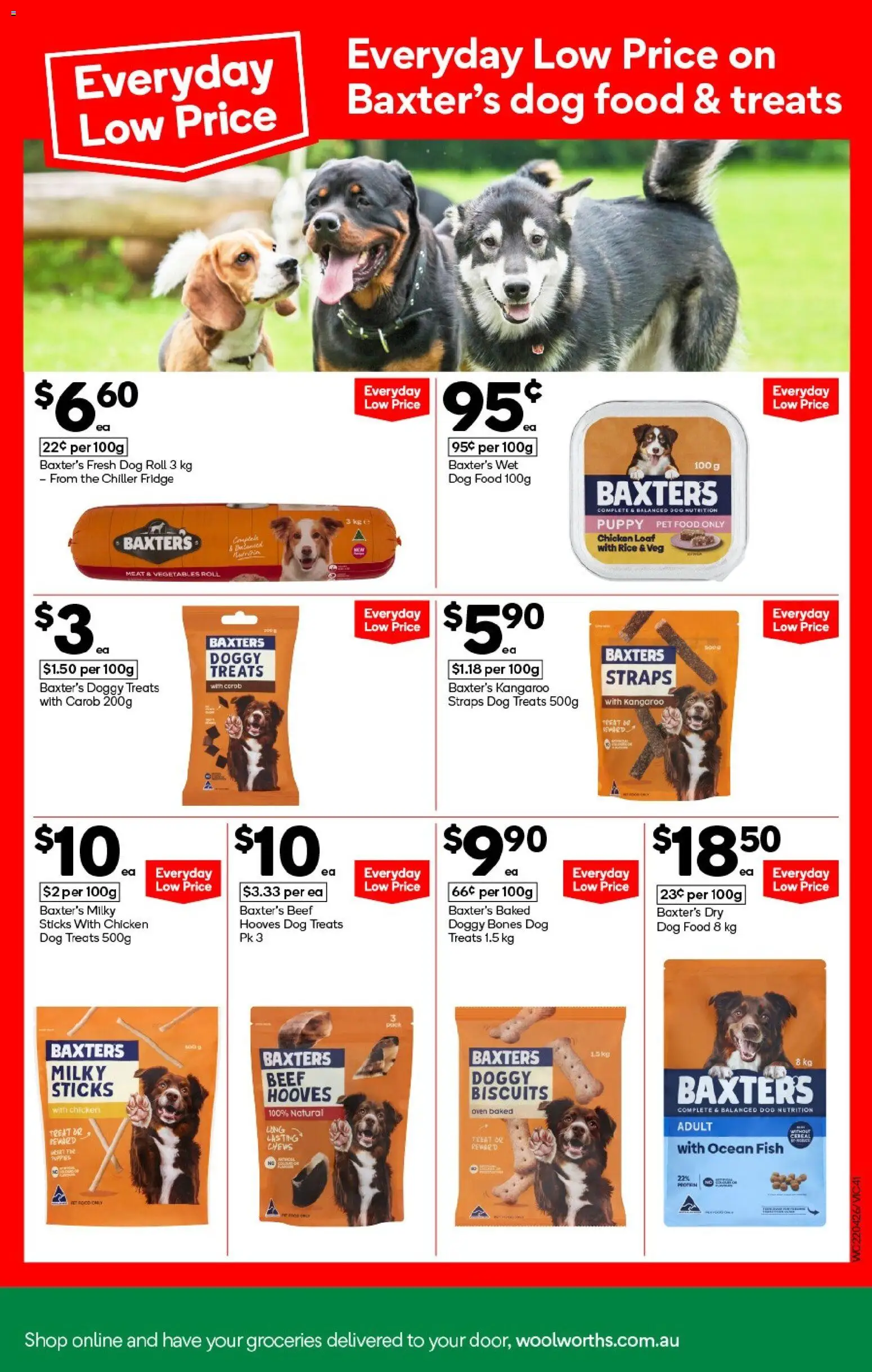 Woolworths catalogue - valid from 22.04.2026 | Page: 41 | Products: Chicken, Meat, Biscuits, Oven