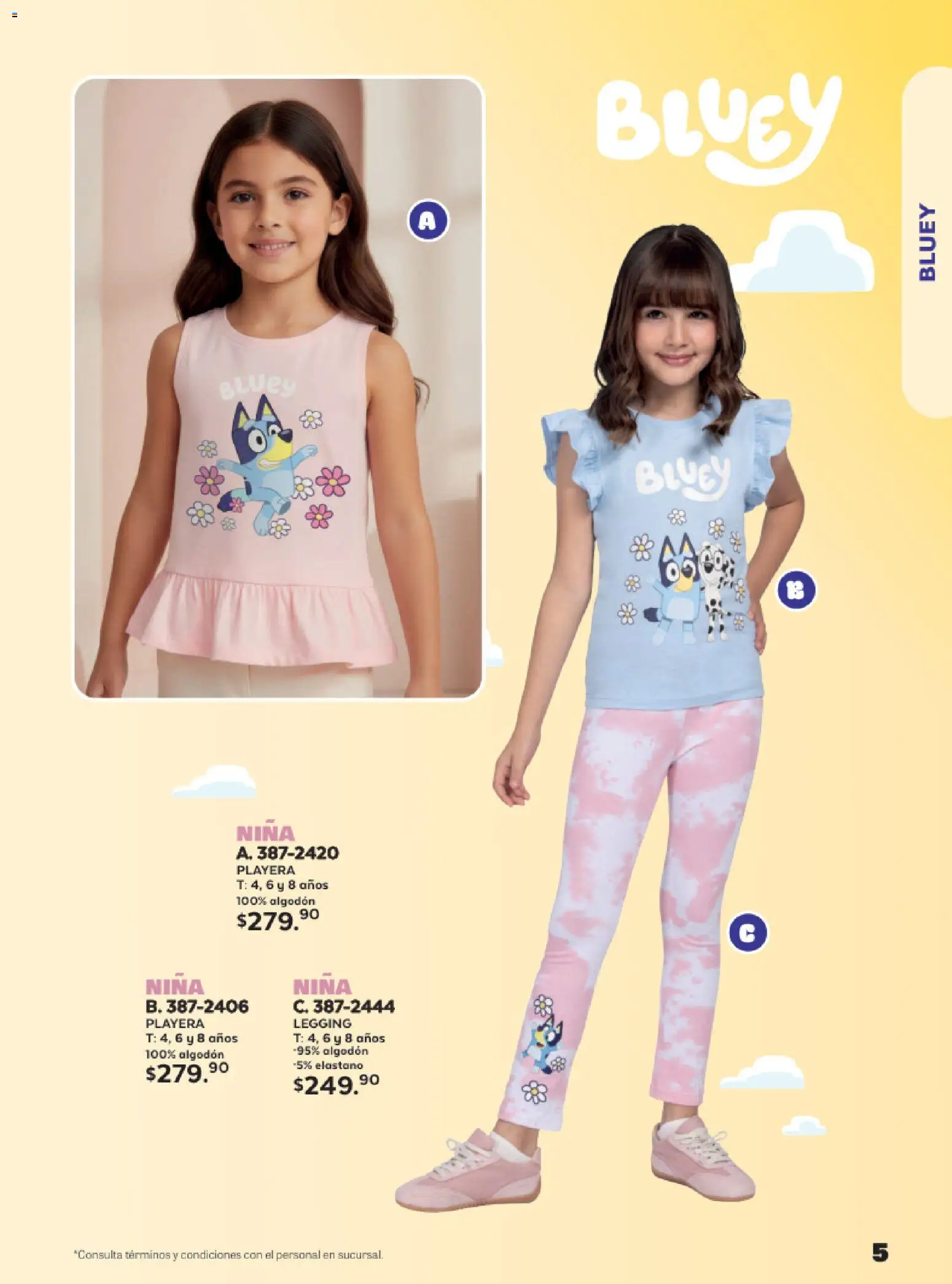 Nuevas ofertas de Andrea válidas en toda la República Mexicana desde el 24.05.2026. ¡Encuentra las mejores ofertas en Andrea catálogo Lo más divertindo en ropa! | Página: 5 | Productos: Algodón, Playera