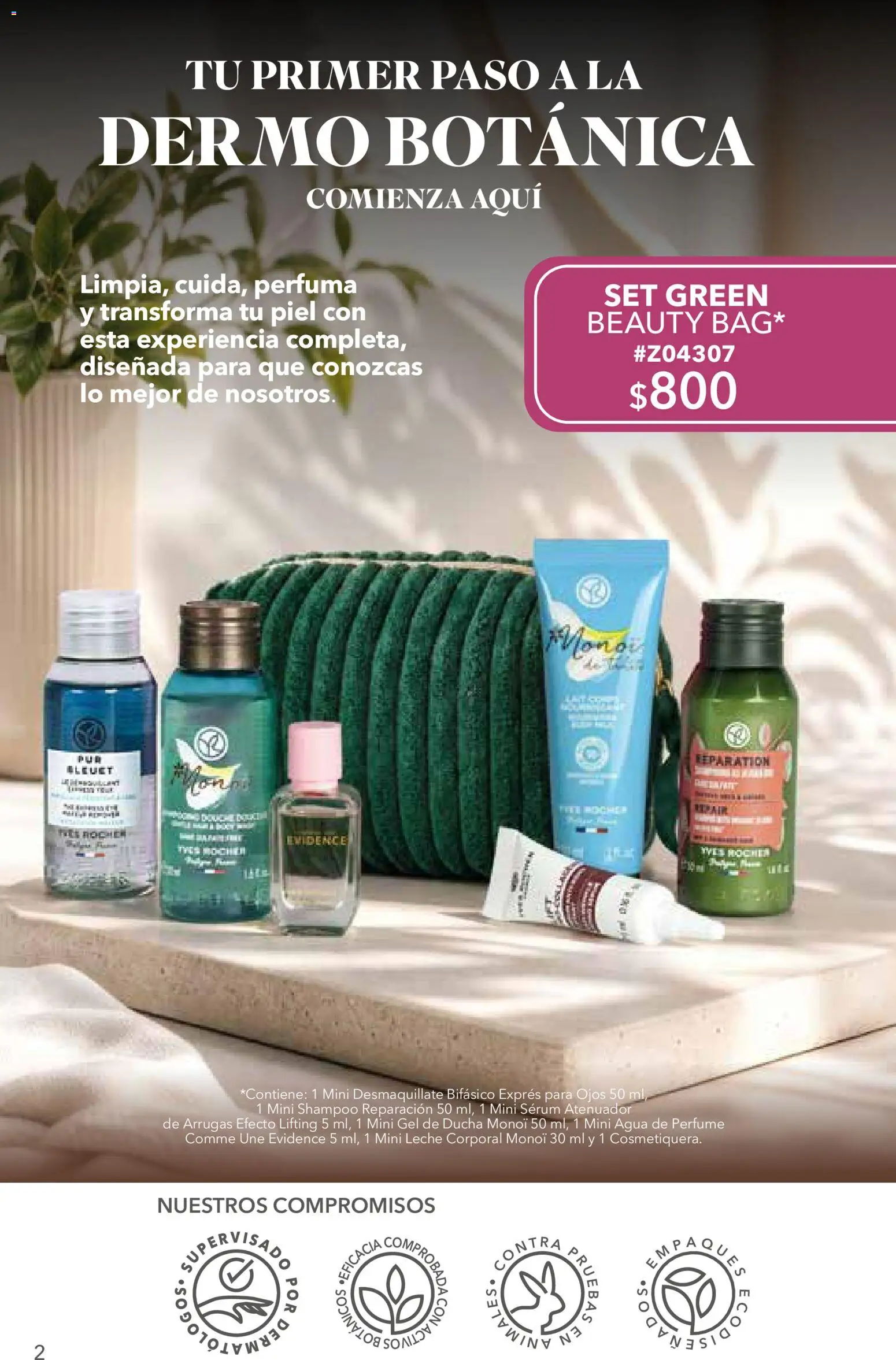 Nuevas ofertas de Yves Rocher válidas en toda la República Mexicana desde el 06/10/2026. ¡Encuentra las mejores ofertas en Yves Rocher campaña 14 2026! | Página: 2 | Productos: Serum, Agua, Shampoo, Gel de ducha