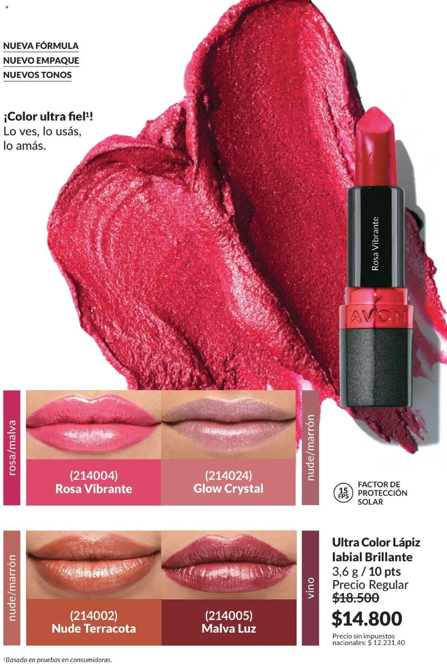 Avon -  Campaña 6/2026 │ válido desde el 01.06.2026 | Página: 27 | Productos: Lápiz labial, Vino