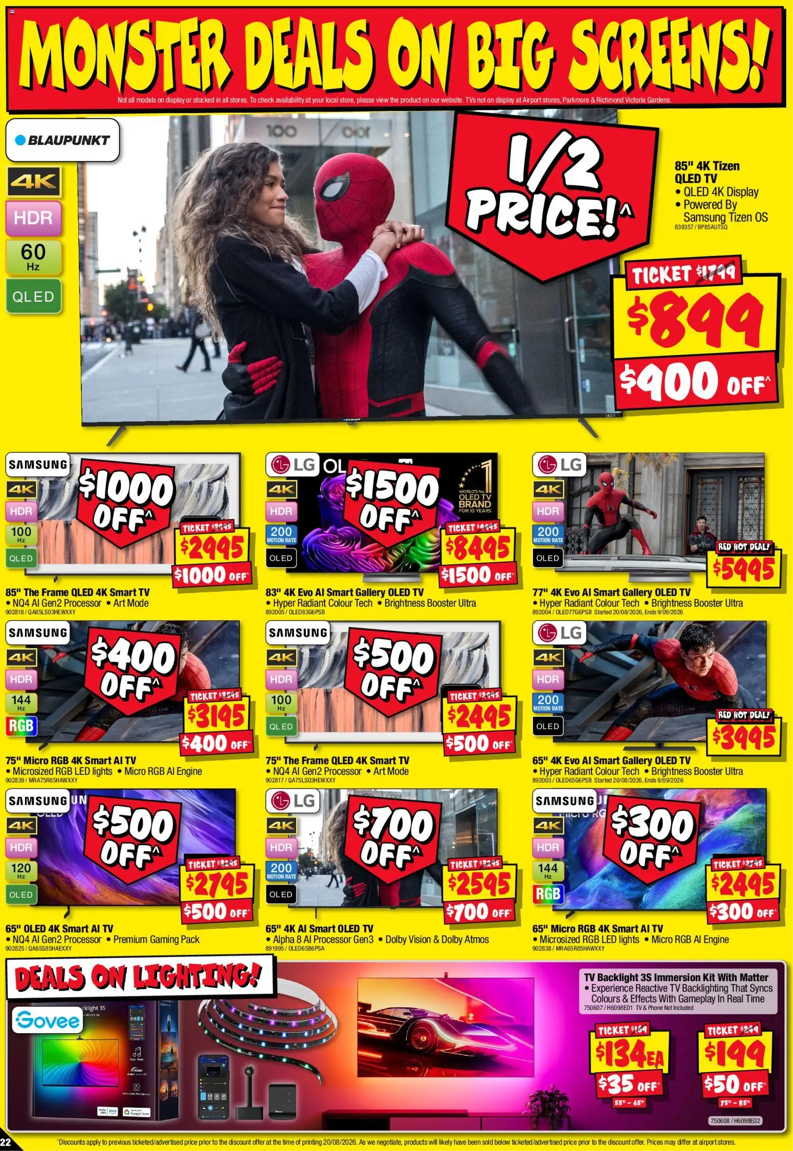 JB Hi-Fi catalogue - valid from 03/09/2026 | Page: 22 | Products: Phone, Tv, Lighting, Smart tv