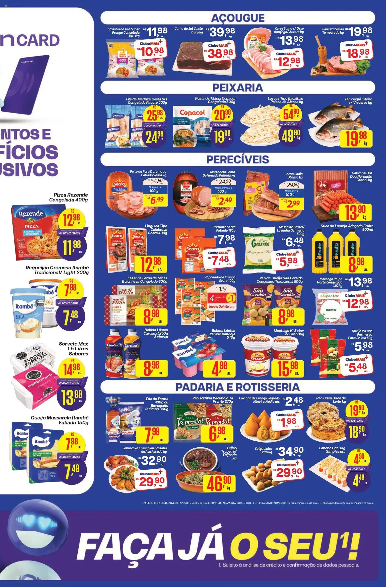 Comper Folheto - válido de 03/08/2026 | Página: 3 | Produtos: Forno, Suco, Massa, Mussarela