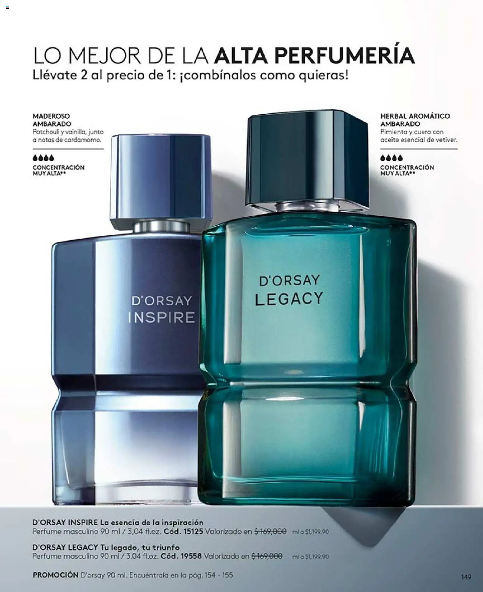 Ésika revista - valida desde el 07/08/2026 | Página: 149 | Productos: Pimienta, Perfume, Aceite