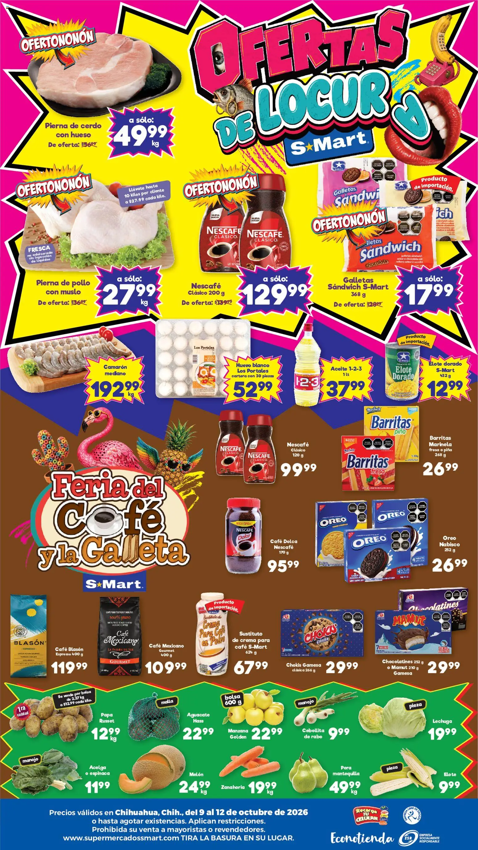 Nuevas ofertas de S-Mart válidas en toda la República Mexicana desde el 09/10/2026. ¡Encuentra las mejores ofertas en S-Mart folleto! | Página: 2