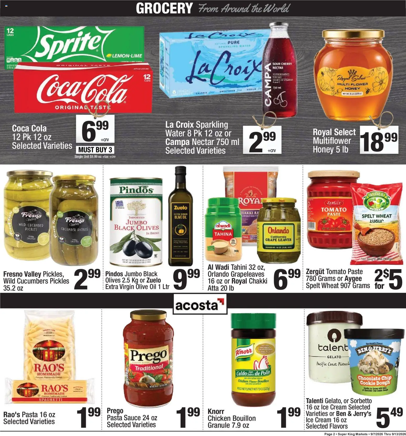 Super King Weekly Ad - valid from 09/07/2026 | Page: 2 | Products: Bouillon, Cucumbers, Ice, Weight