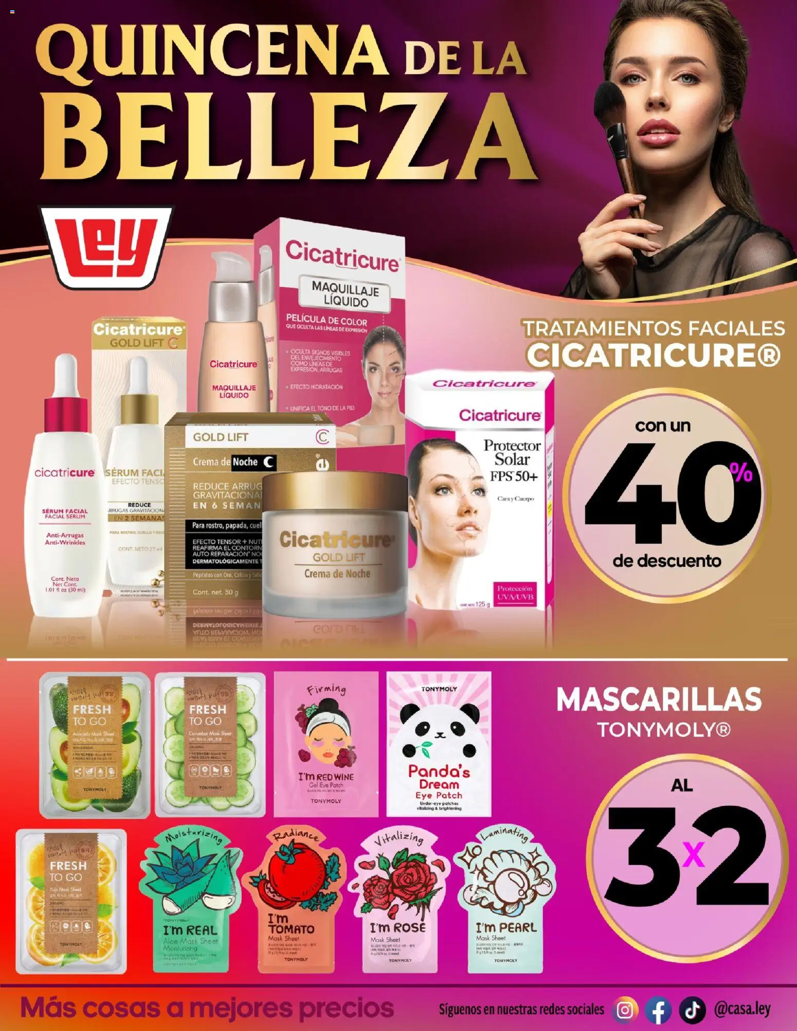 Nuevas ofertas de Casa Ley válidas en toda la República Mexicana desde el 15/07/2026. ¡Encuentra las mejores ofertas en Casa Ley folleto Quincena de la Belleza! | Página: 10