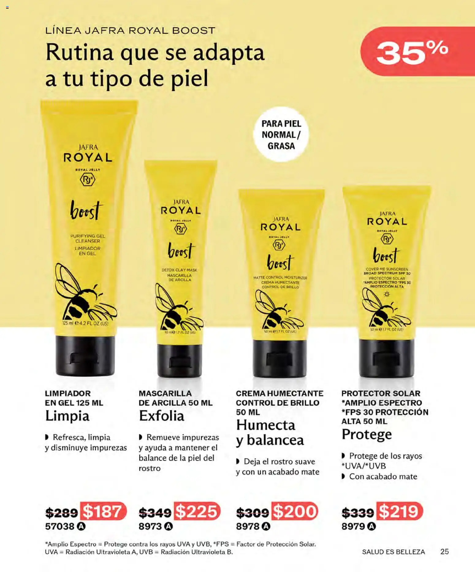Nuevas ofertas de JAFRA válidas en toda la República Mexicana desde el 01.06.2026. ¡Encuentra las mejores ofertas en JAFRA catálogo! | Página: 25 | Productos: Crema, Brillo, Limpiador, Mate