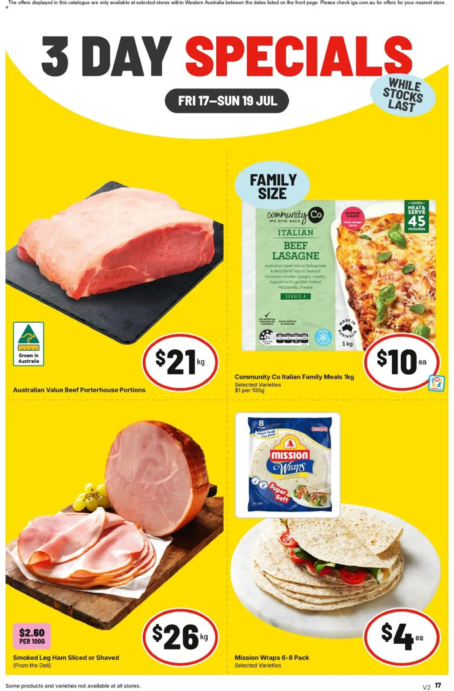 ﻿IGA catalogue from 17/07/2026 > Big discounts catalogue cover