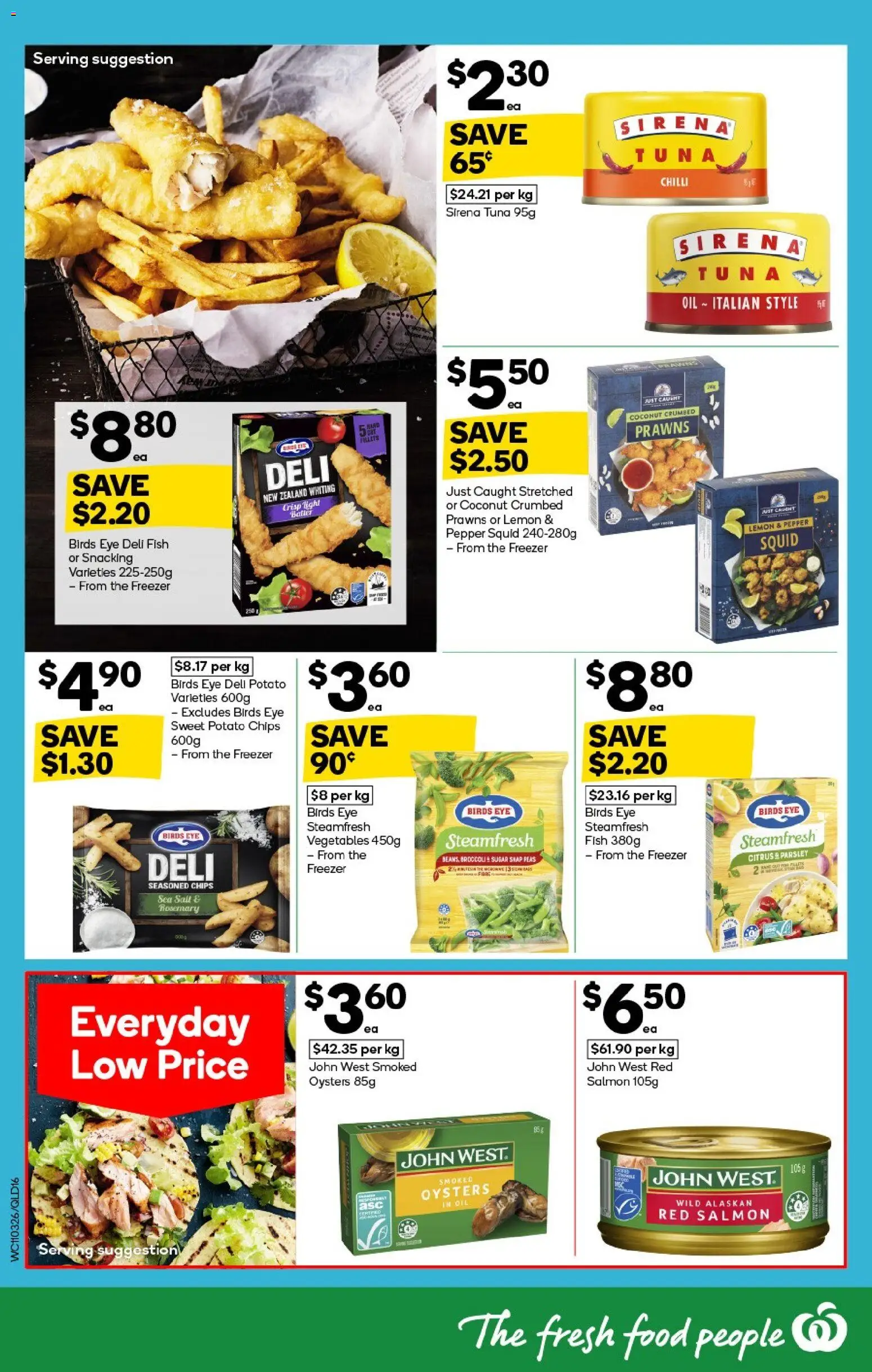 Woolworths catalogue - valid from 11.03.2026 | Page: 16 | Products: Oil, Chips, Prawns, Parsley
