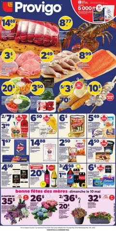 Preview of Provigo weekly flyer / circulaire from shop Provigo valid from 07.05.2026 | Page: 1