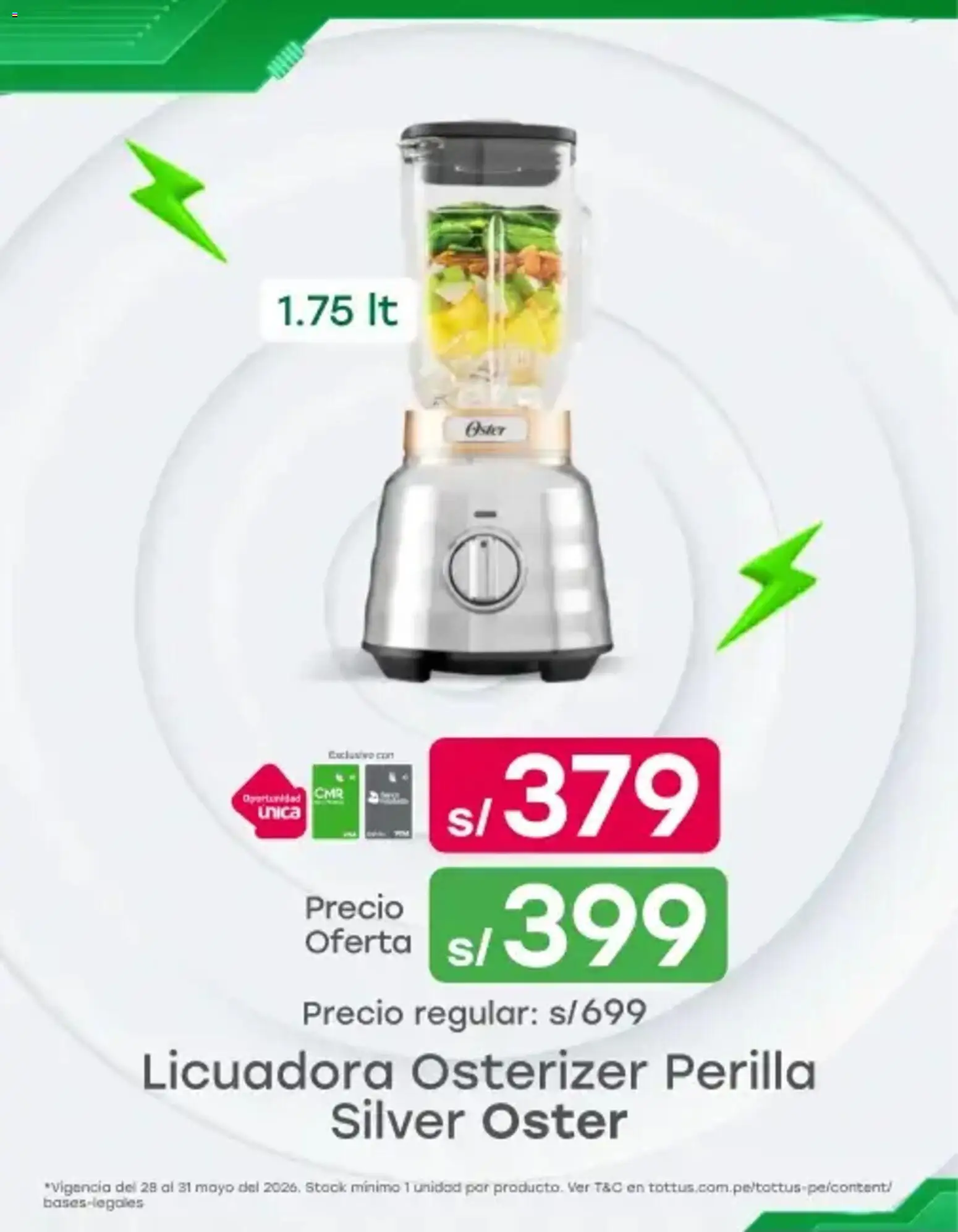 Catálogo Tottus válido desde 28.05.2026 | Página: 4 | Productos: Licuadora