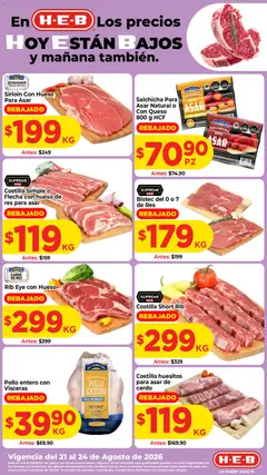 Vista previa de H-E-B folleto, nuevo folleto de la tienda, válido en México a partir del 21/08/2026