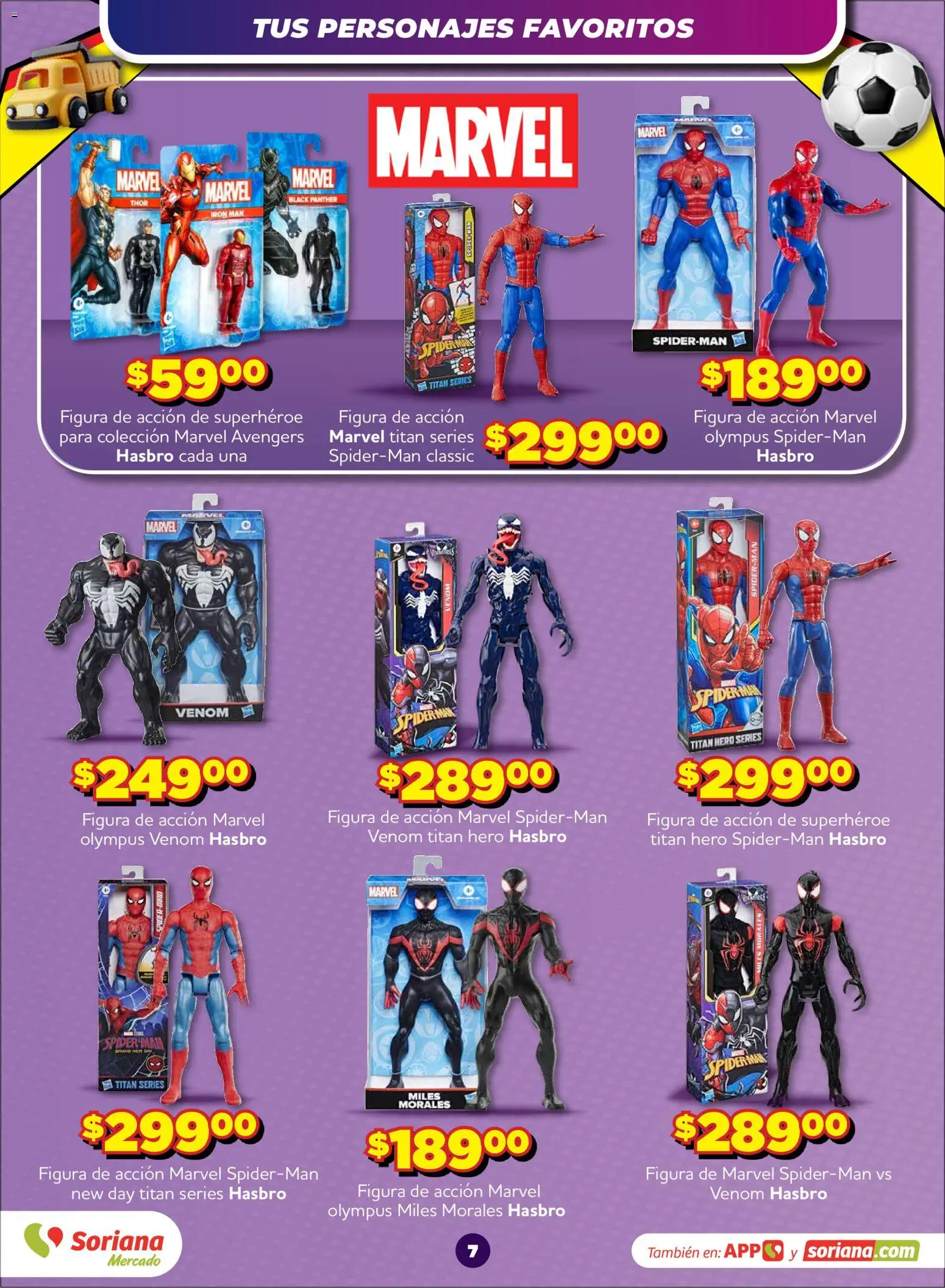 Nuevas ofertas de Soriana válidas en toda la República Mexicana desde el 28/09/2026. ¡Encuentra las mejores ofertas en Soriana Mercado - Mercado del Juguete! | Página: 7