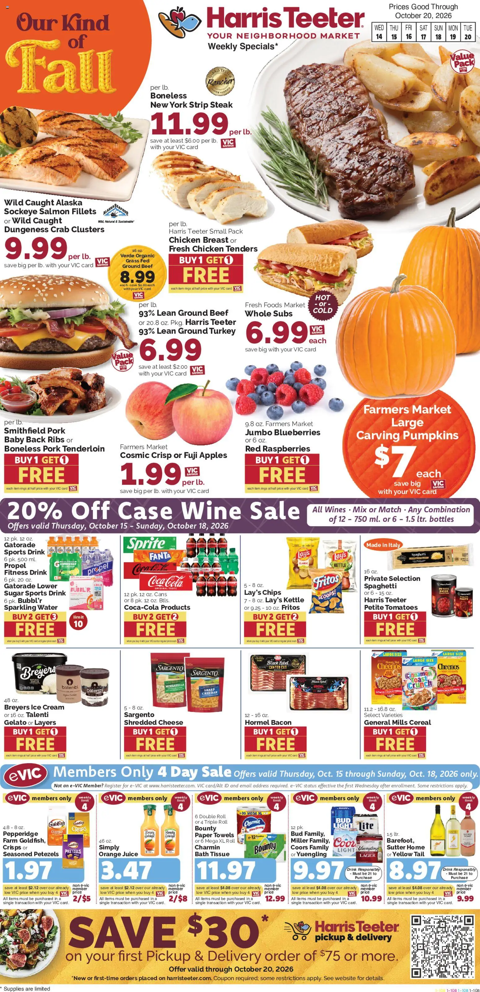 Harris Teeter Weekly Ad - NC - valid from 10/14/2026 | Page: 1