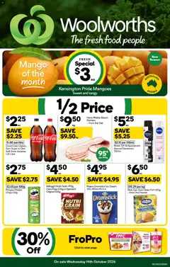 Preview of Woolworths catalogue - valid from 14/10/2026