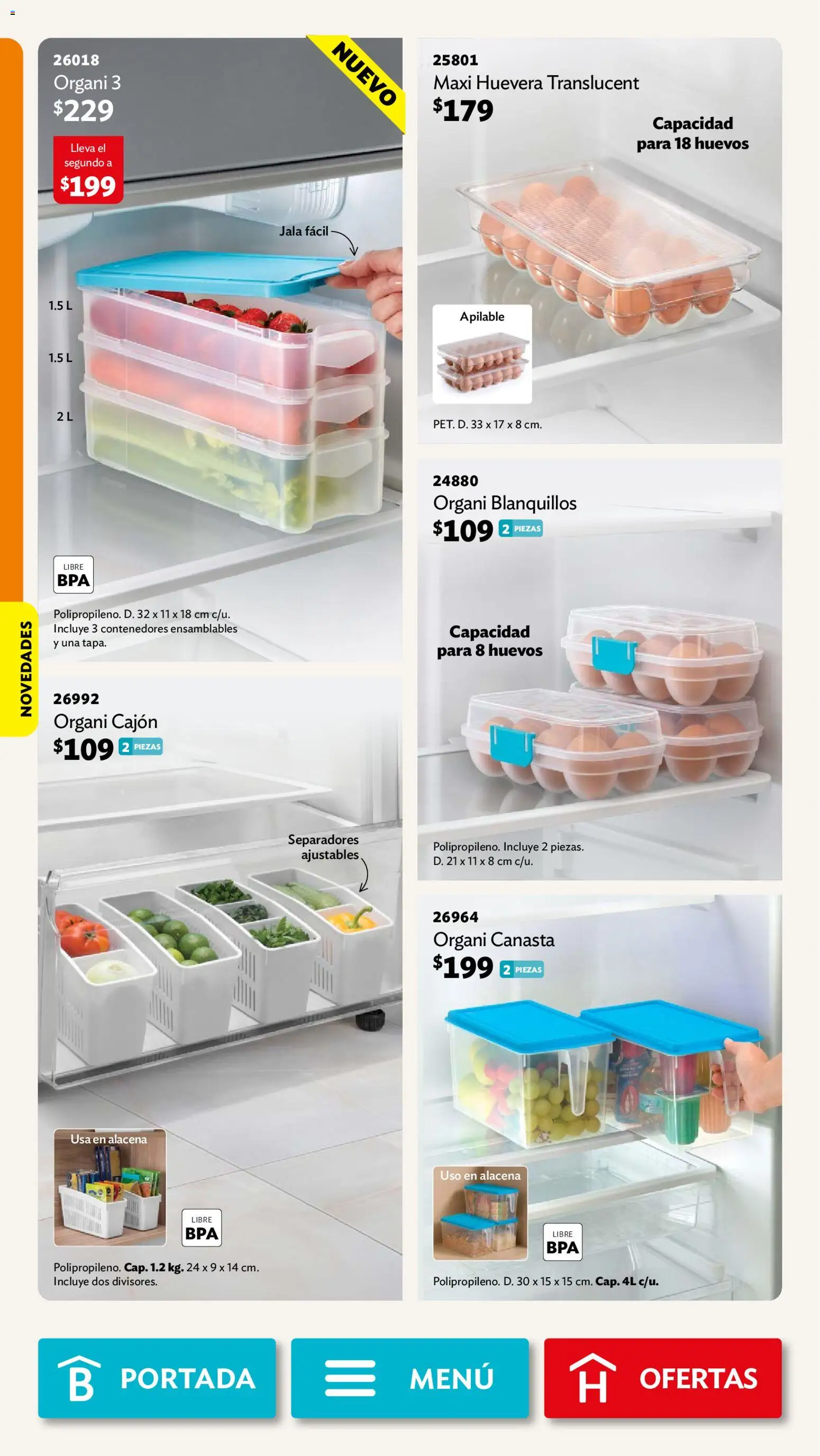 Nuevas ofertas de Betterware válidas en toda la República Mexicana desde el 28/09/2026. ¡Encuentra las mejores ofertas en Betterware campaña 10 2026! | Página: 42