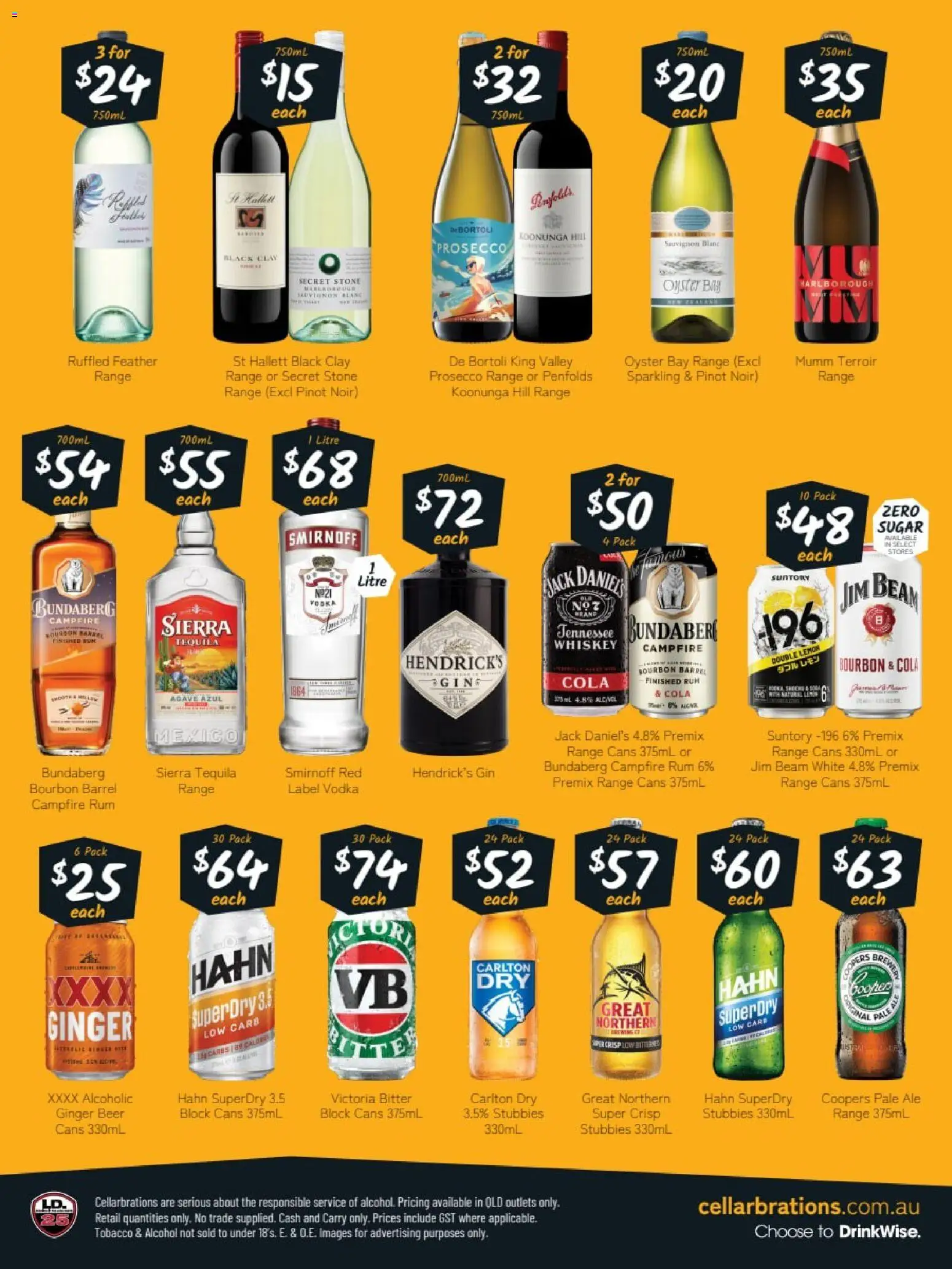 Cellarbrations catalogue - valid from 27/07/2026 | Page: 2 | Products: Cart, Bourbon, Gin, Lemon