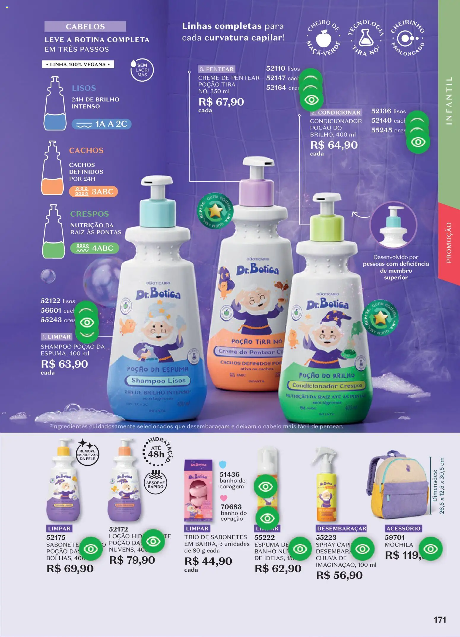 O Boticário Folheto - válido de 10/08/2026 | Página: 175 | Produtos: Shampoo, Condicionador, Creme, Sabonete