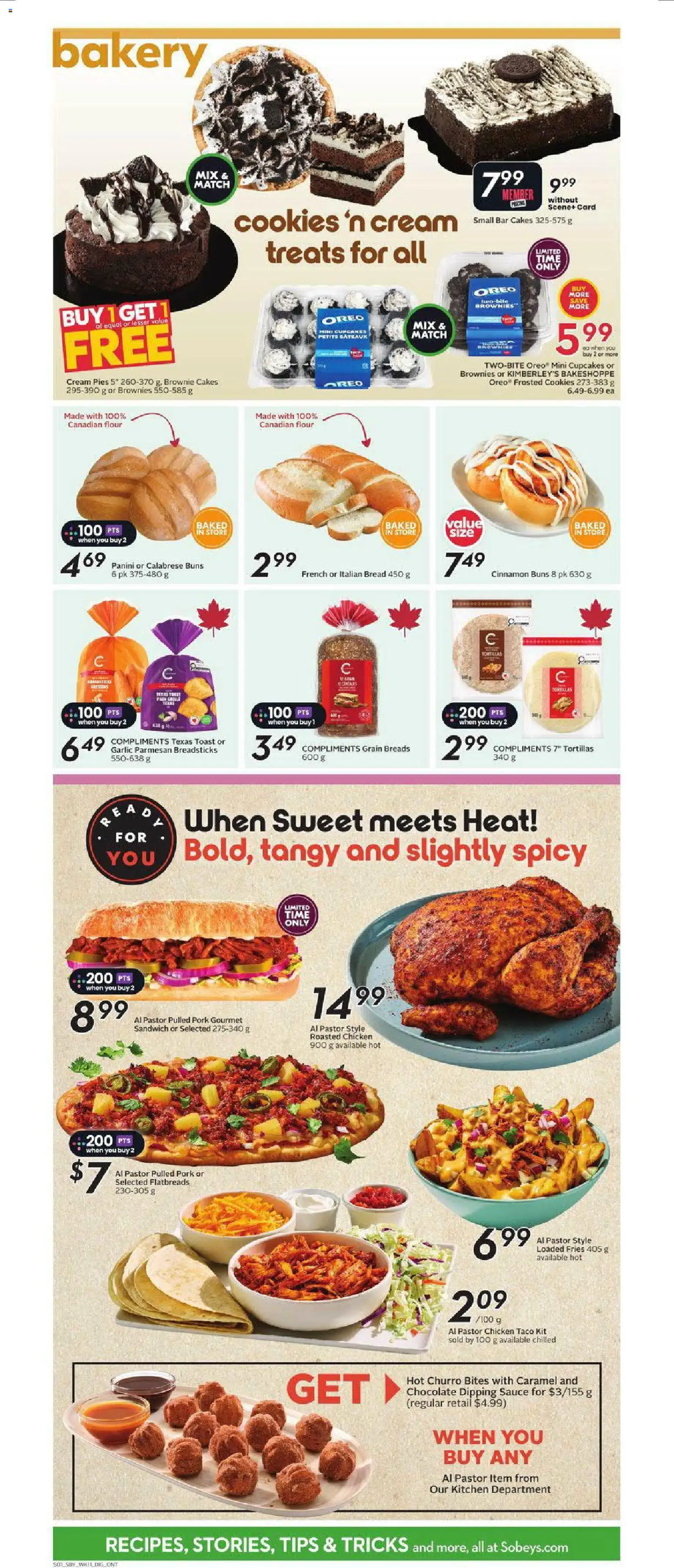 Sobeys flyer valid from Jul 9, 2026 | Page: 9 | Products: Cookies, Bakery, Chocolate, Pork