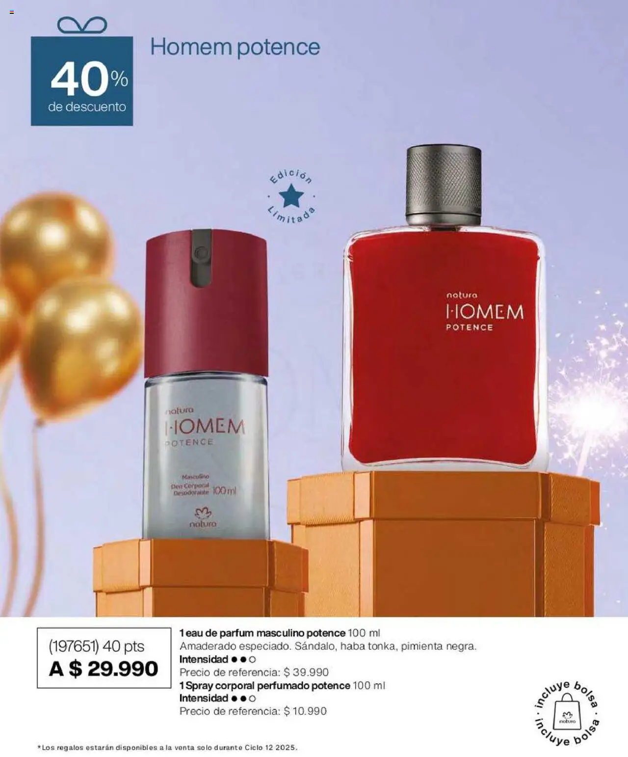Natura catálogo │ válido desde el 26.06.2025 | Página: 10 | Productos: Pimienta, Bolsa, Desodorante