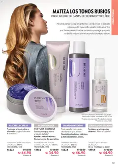 Vista previa de folleto Oriflame catálogo - Campaña 13 de la Oriflame válido desde 12/09/2026 | Página: 101 | Productos: Shampoo, Acondicionador, Mascarilla capilar, Proteína