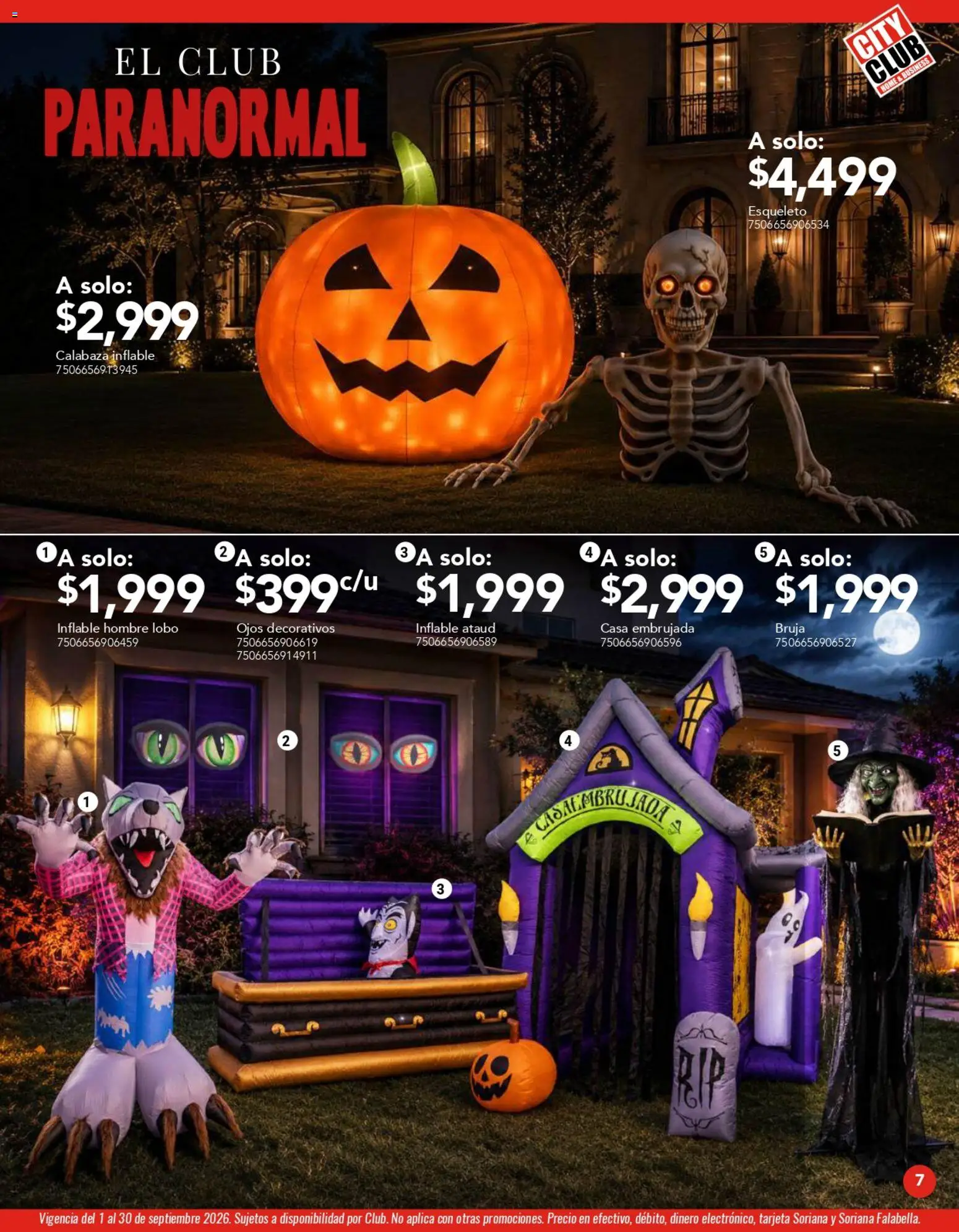 Nuevas ofertas de City Club válidas en toda la República Mexicana desde el 01/09/2026. ¡Encuentra las mejores ofertas en City Club catálogo! | Página: 7 | Productos: Calabaza