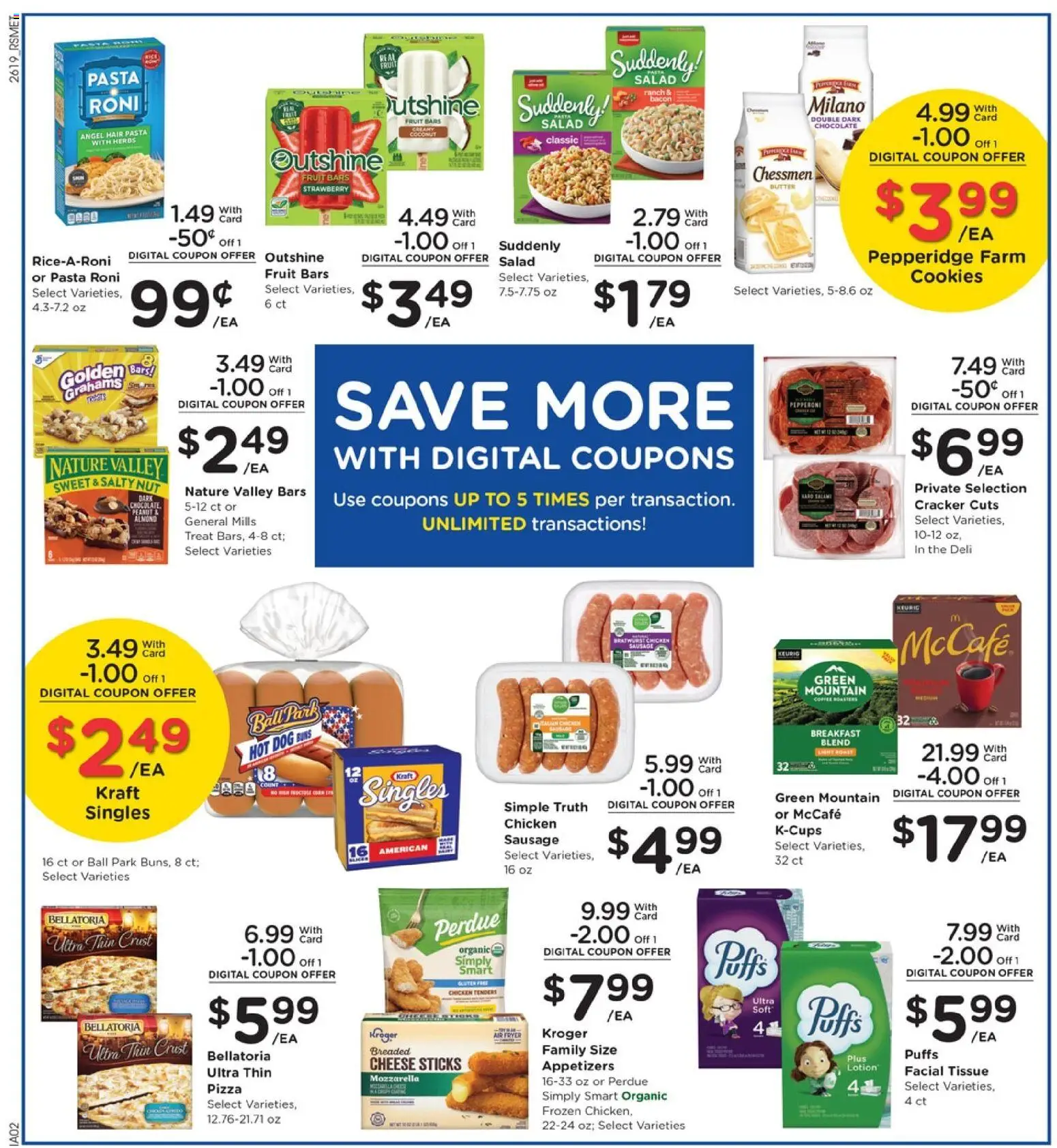 Pick ‘n Save Weekly Ad - valid from 10.06.2026 | Page: 7 | Products: Fryer, Salami, Pizza, Pasta