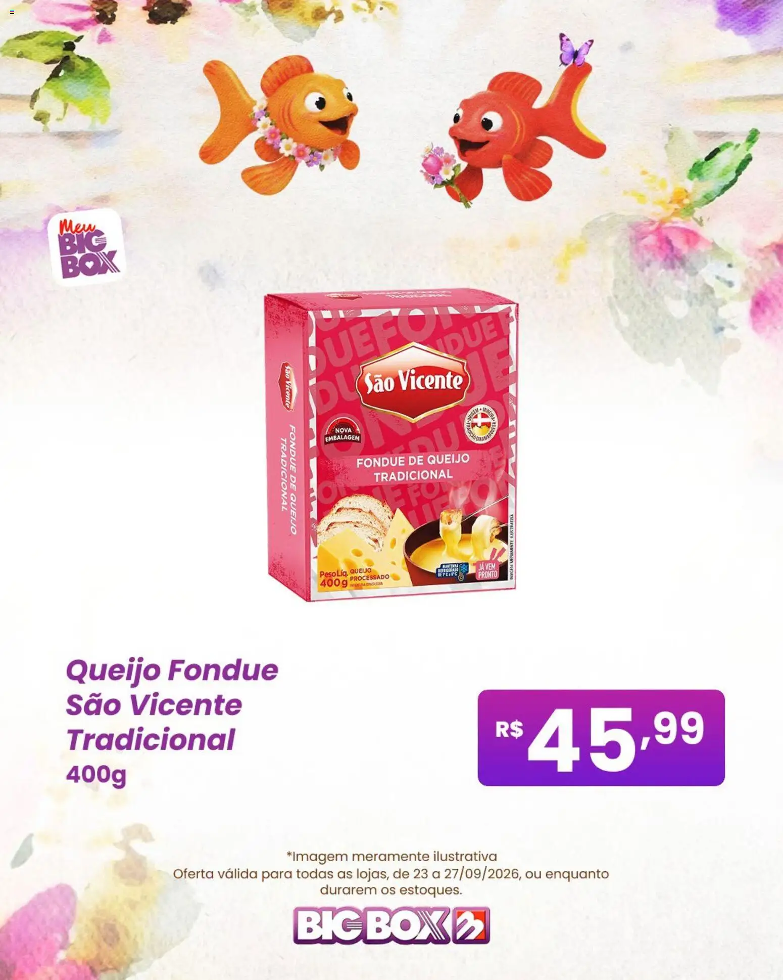 Big Box Folheto - válido de 23/09/2026 | Página: 3 | Produtos: Queijo