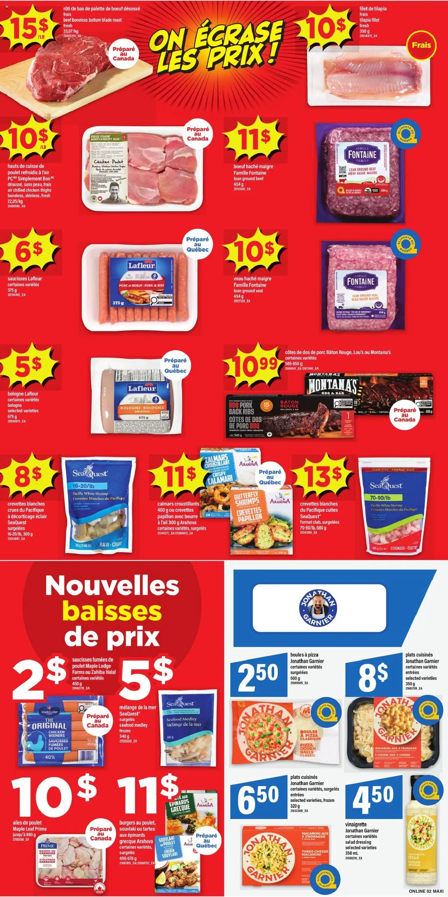 Maxi flyer valid from Jul 30, 2026 | Page: 5 | Products: PC, Cheese, Chicken, Pork