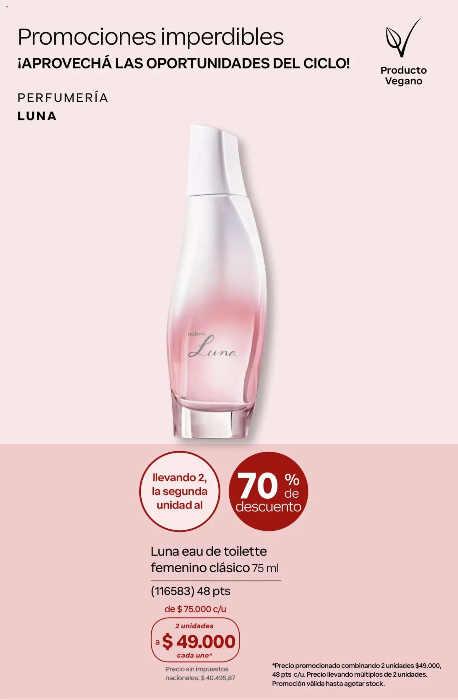 Catálogo Natura Ciclo 10 │ válido desde el 30/06/2026 | Página: 33 | Productos: Eau de toilette