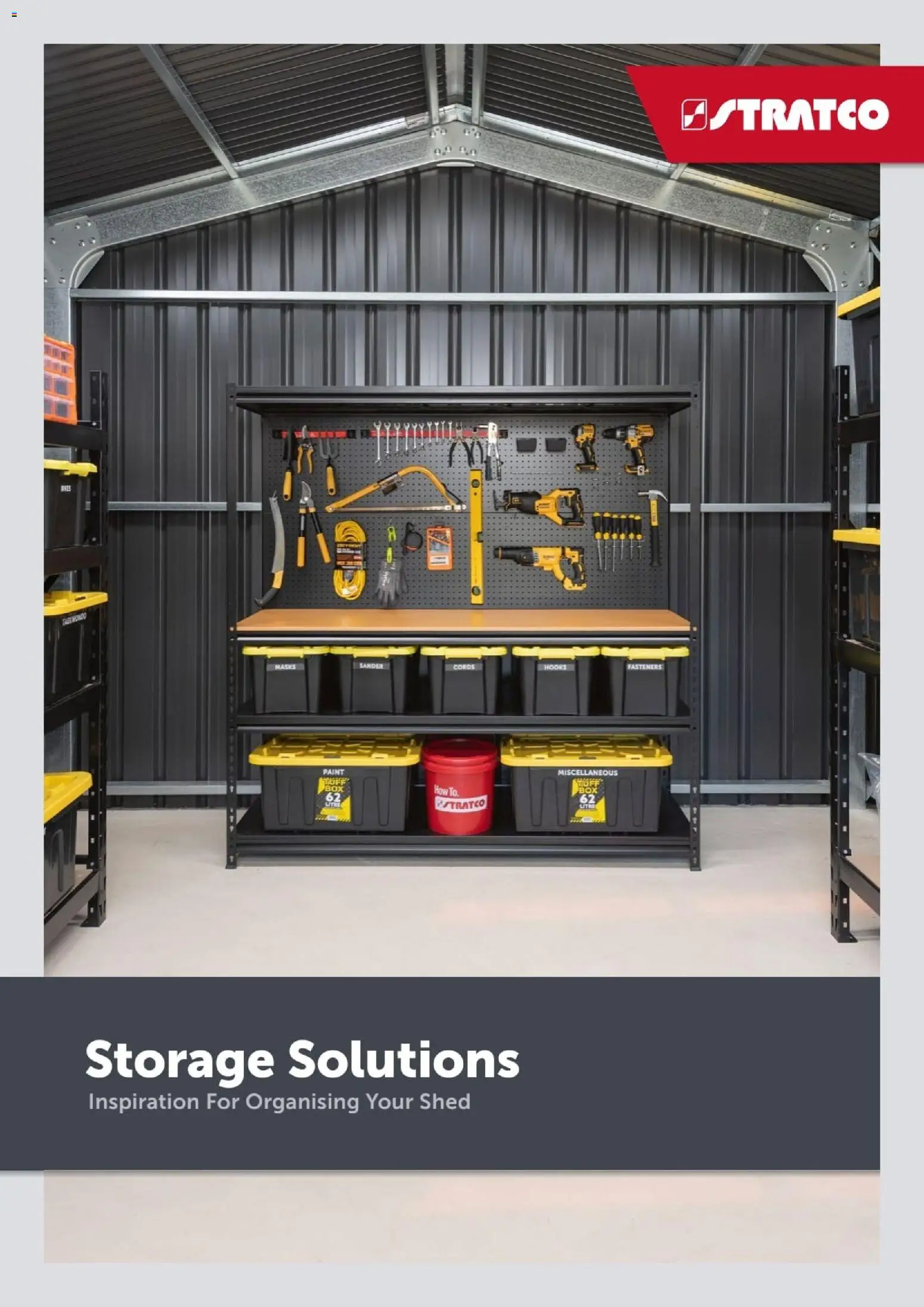 Stratco catalogue - valid from 10/08/2026 | Page: 1 | Products: Masks, Shed