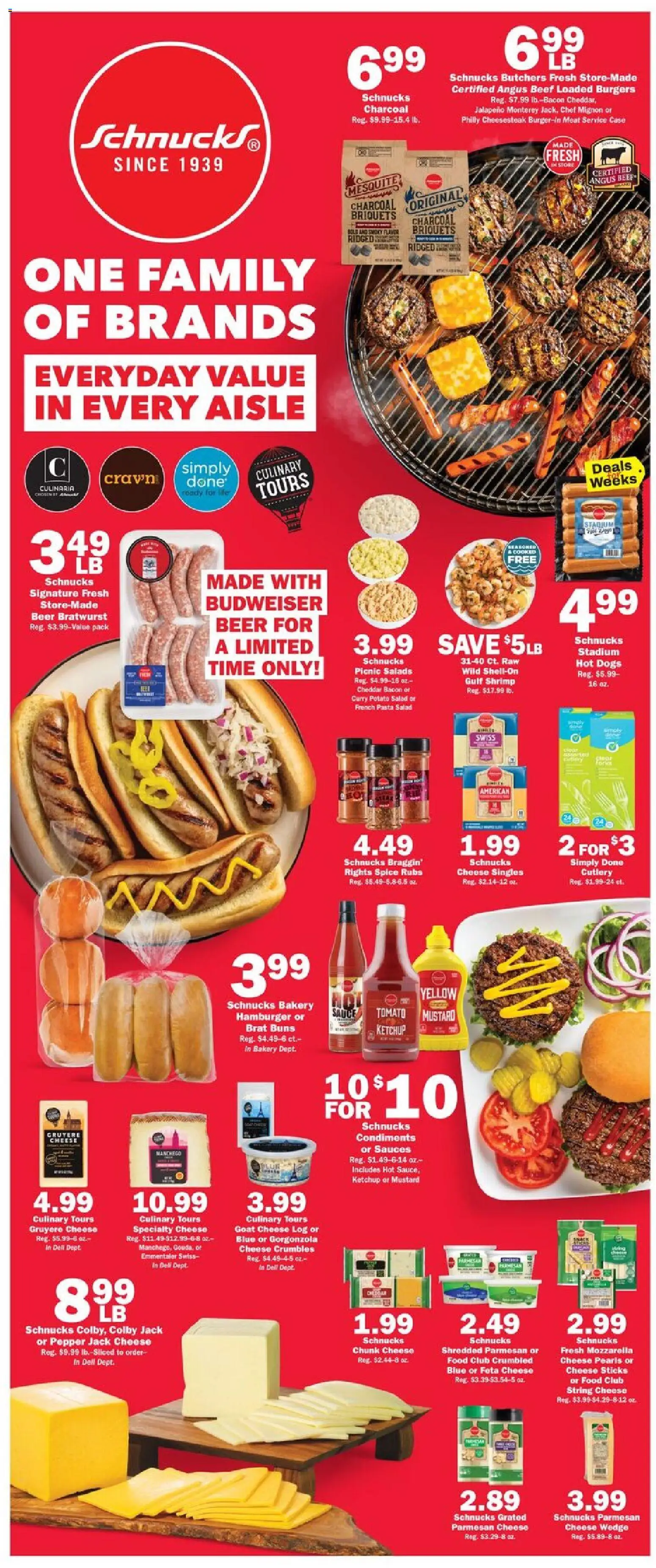 Schnucks Weekly Print Ad - MO - valid from 27.05.2026 | Page: 2 | Products: Pasta, Ketchup, Salad, Hot Dogs