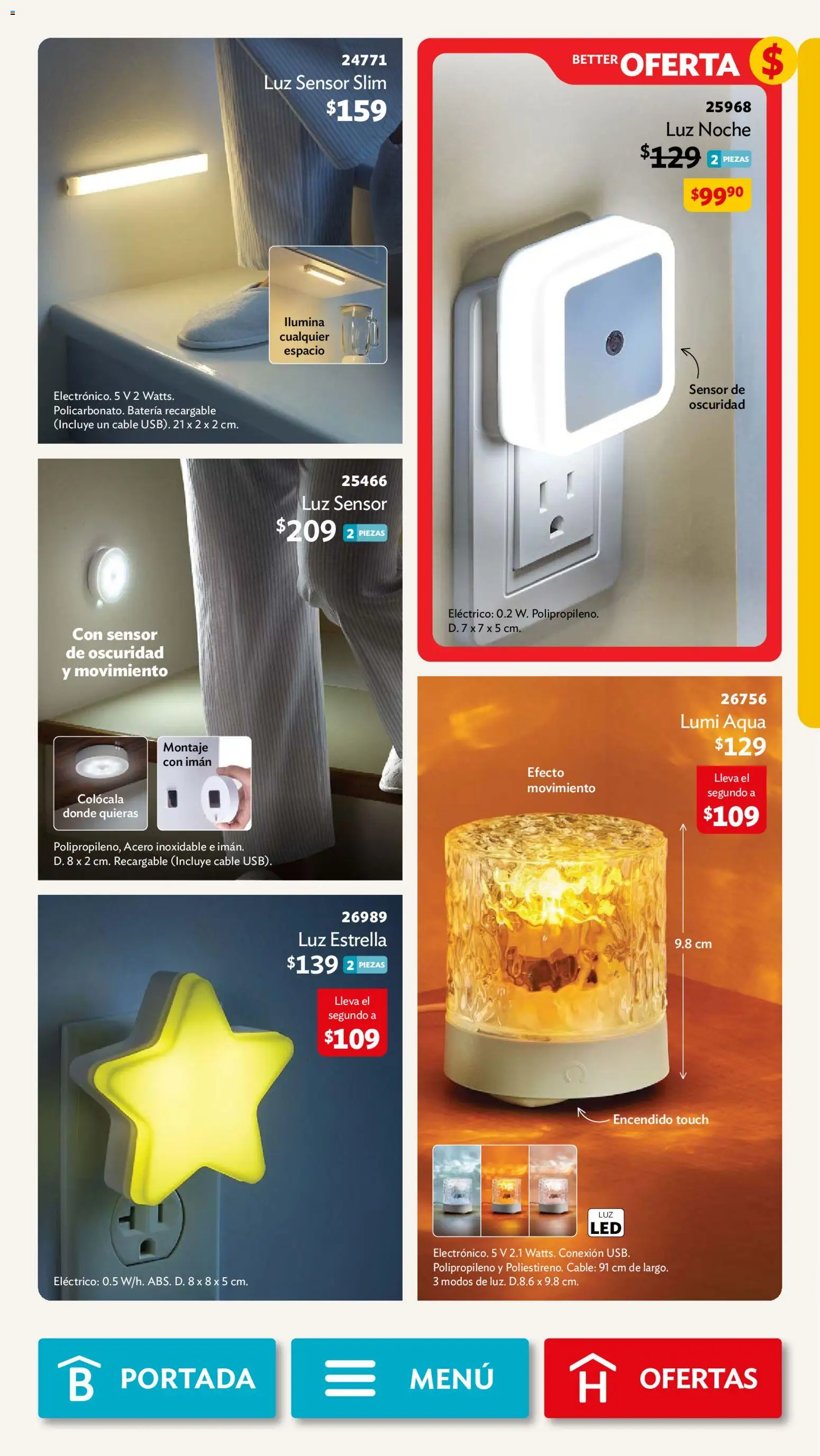 Nuevas ofertas de Betterware válidas en toda la República Mexicana desde el 02/11/2026. ¡Encuentra las mejores ofertas en Betterware campaña 11 2026! | Página: 25