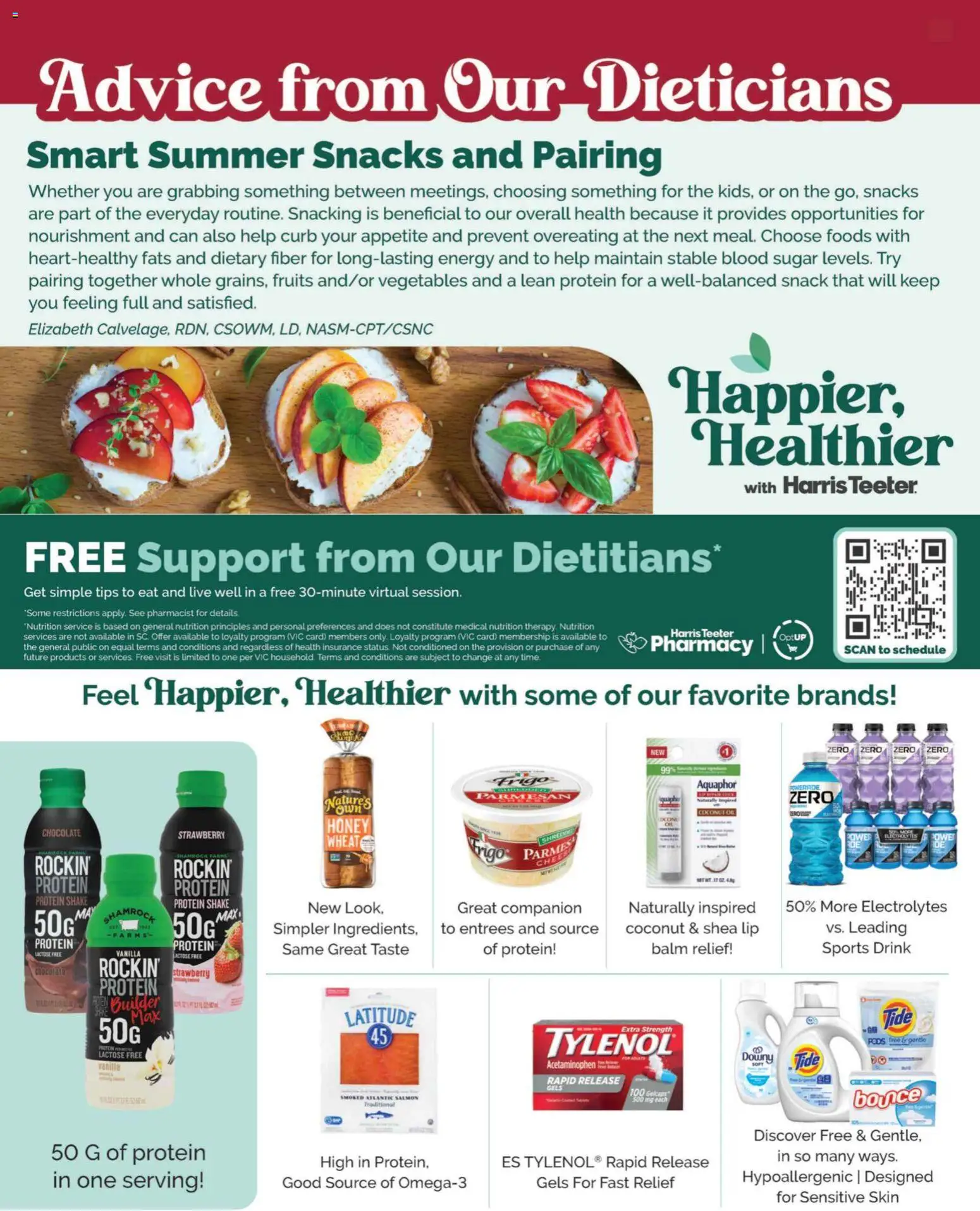 Harris Teeter Monthly Ad - valid from 20.05.2026 | Page: 18 | Products: Chocolate, Vegetables, Fruits, Sugar