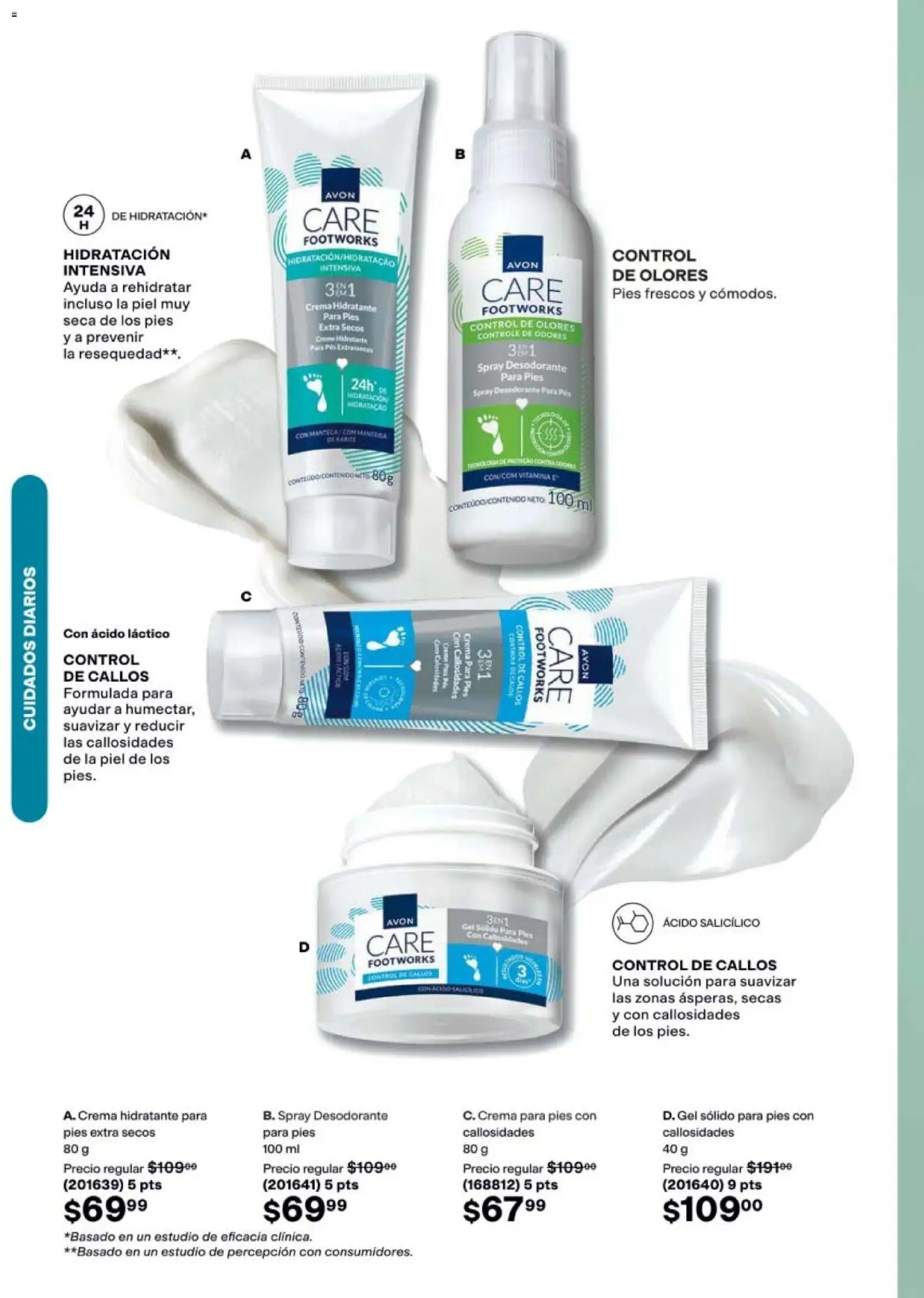 Nuevas ofertas de AVON válidas en toda la República Mexicana desde el 31/07/2026. ¡Encuentra las mejores ofertas en AVON campaña 12 2026! | Página: 140 | Productos: Desodorante, Crema, Callos