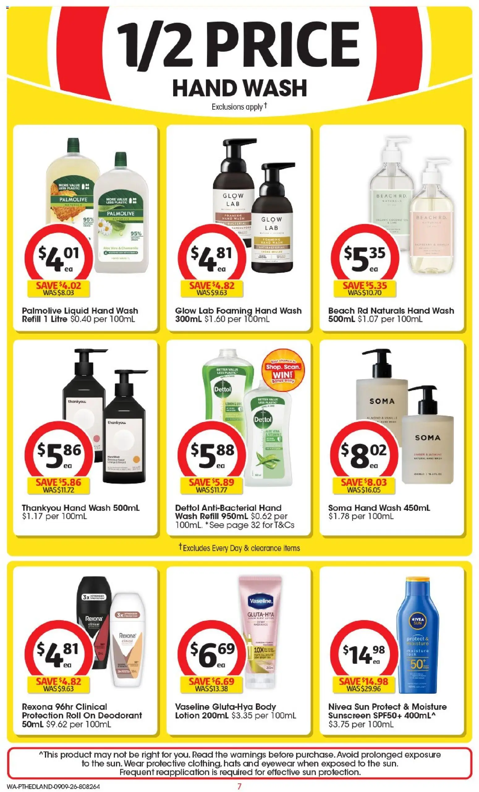 Coles catalogue - valid from 09/09/2026 | Page: 7 | Products: Shampoo, Conditioner, Toothpaste, Argan oil