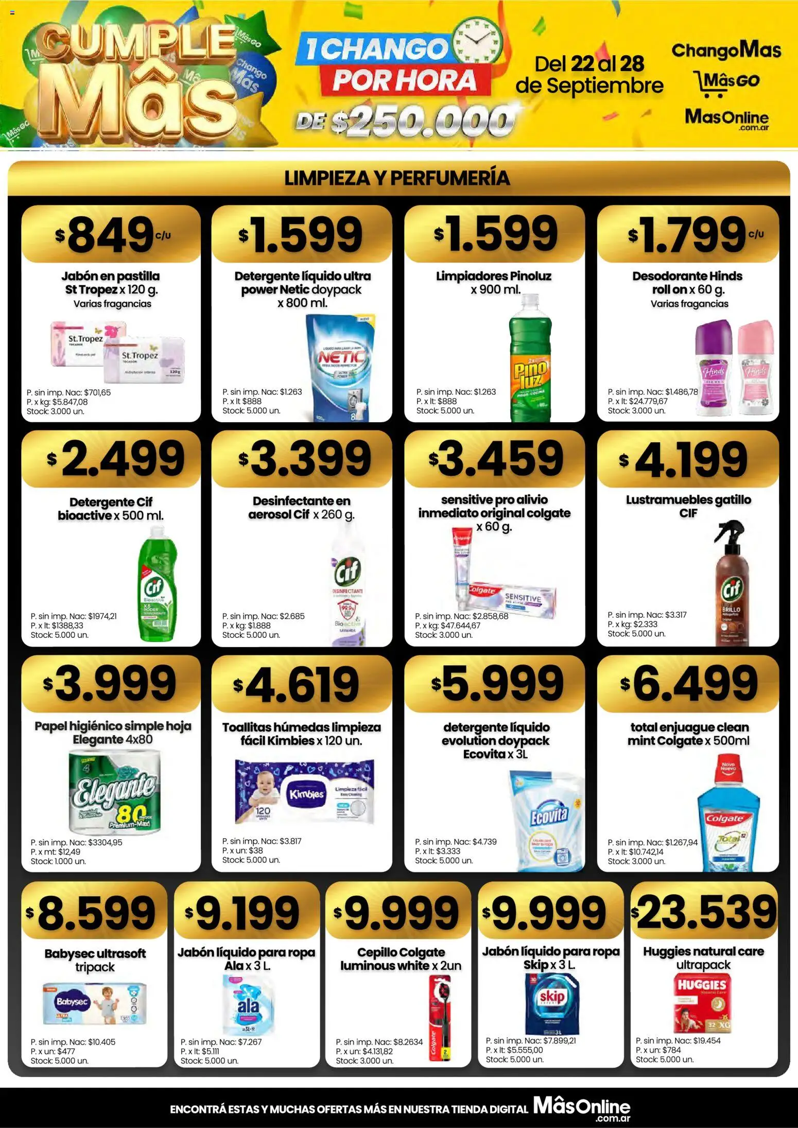 Changomas Ofertas │ válido desde el 22/09/2026 | Página: 9