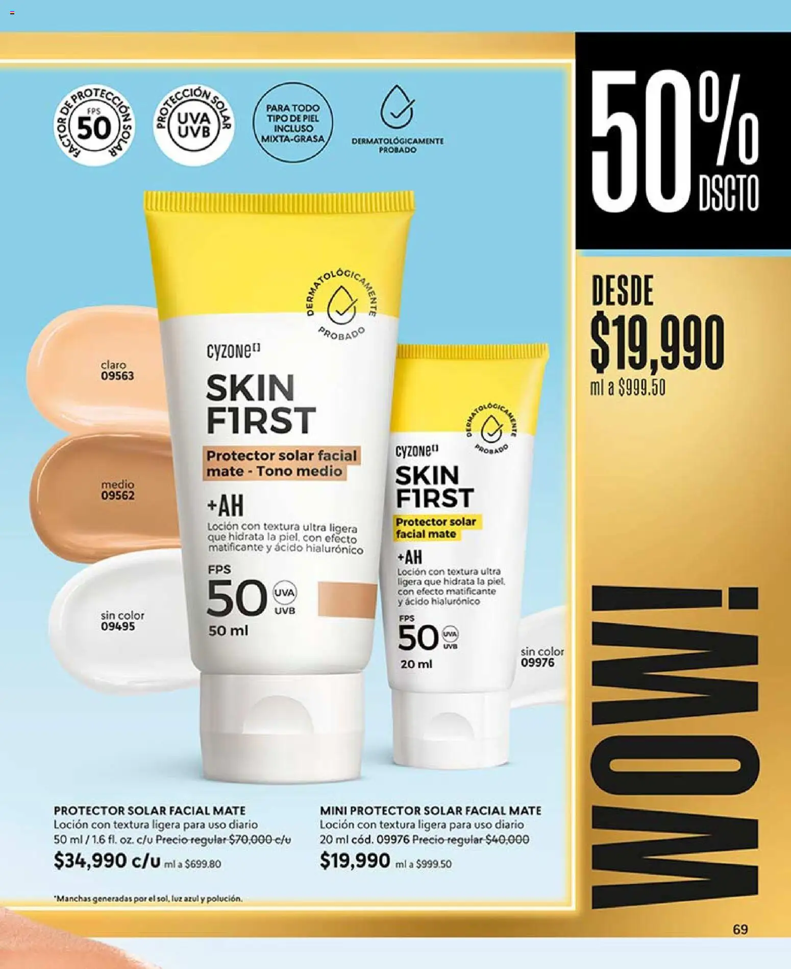 CyZone revista - valida desde el 24.04.2026 | Página: 69 | Productos: Loción, Uva, Protector solar