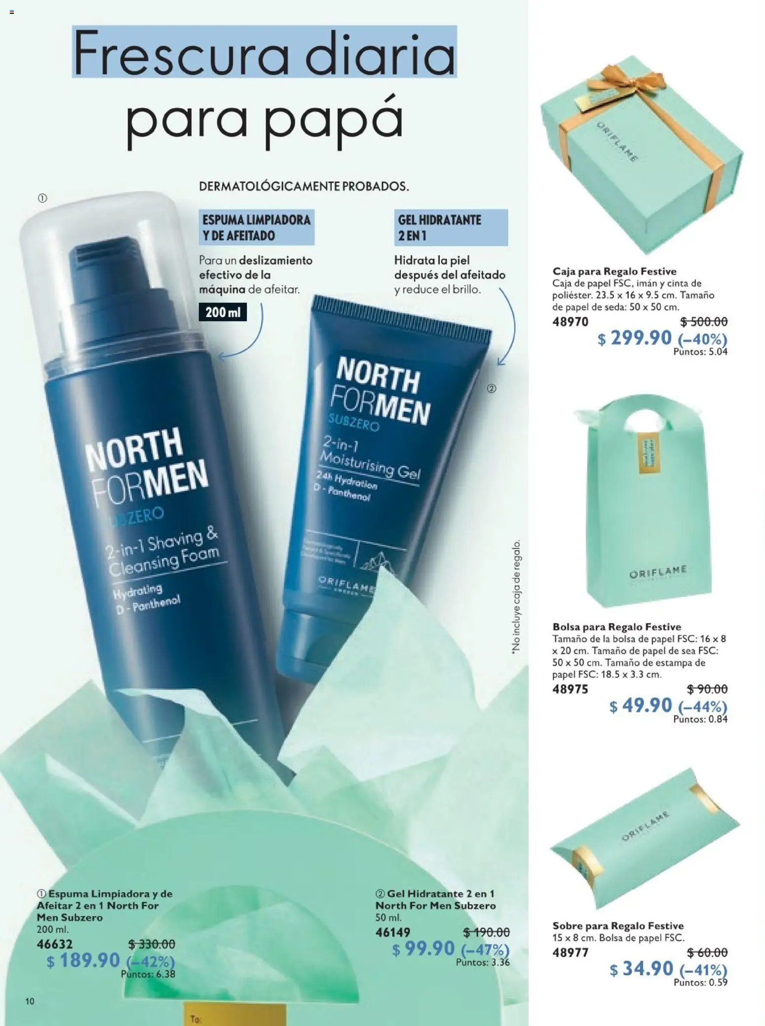 Nuevas ofertas de Oriflame válidas en toda la República Mexicana desde el 30.05.2026. ¡Encuentra las mejores ofertas en Oriflame campaña 8 2026! | Página: 10 | Productos: Imán, Bolsa, Espuma, Sobre