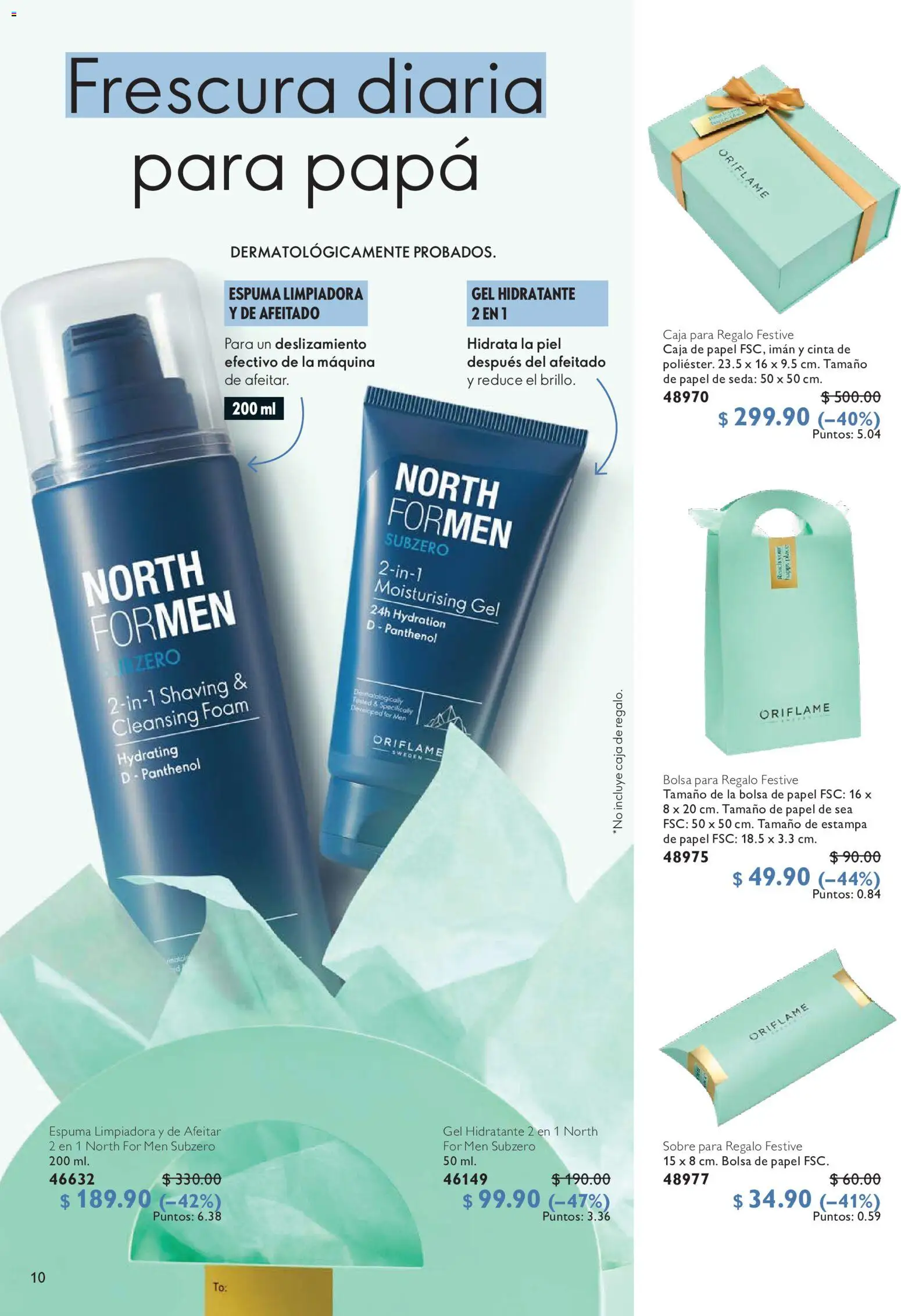 Nuevas ofertas de Oriflame válidas en toda la República Mexicana desde el 30.05.2026. ¡Encuentra las mejores ofertas en Oriflame campaña 8 2026! | Página: 10 | Productos: Papa, Bolsa, Cinta, Sobre