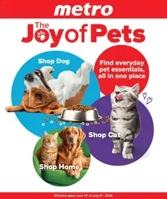 Preview of Metro Pet Digest Flyer - Trois-Pistoles from shop Metro valid from Jun 25, 2026