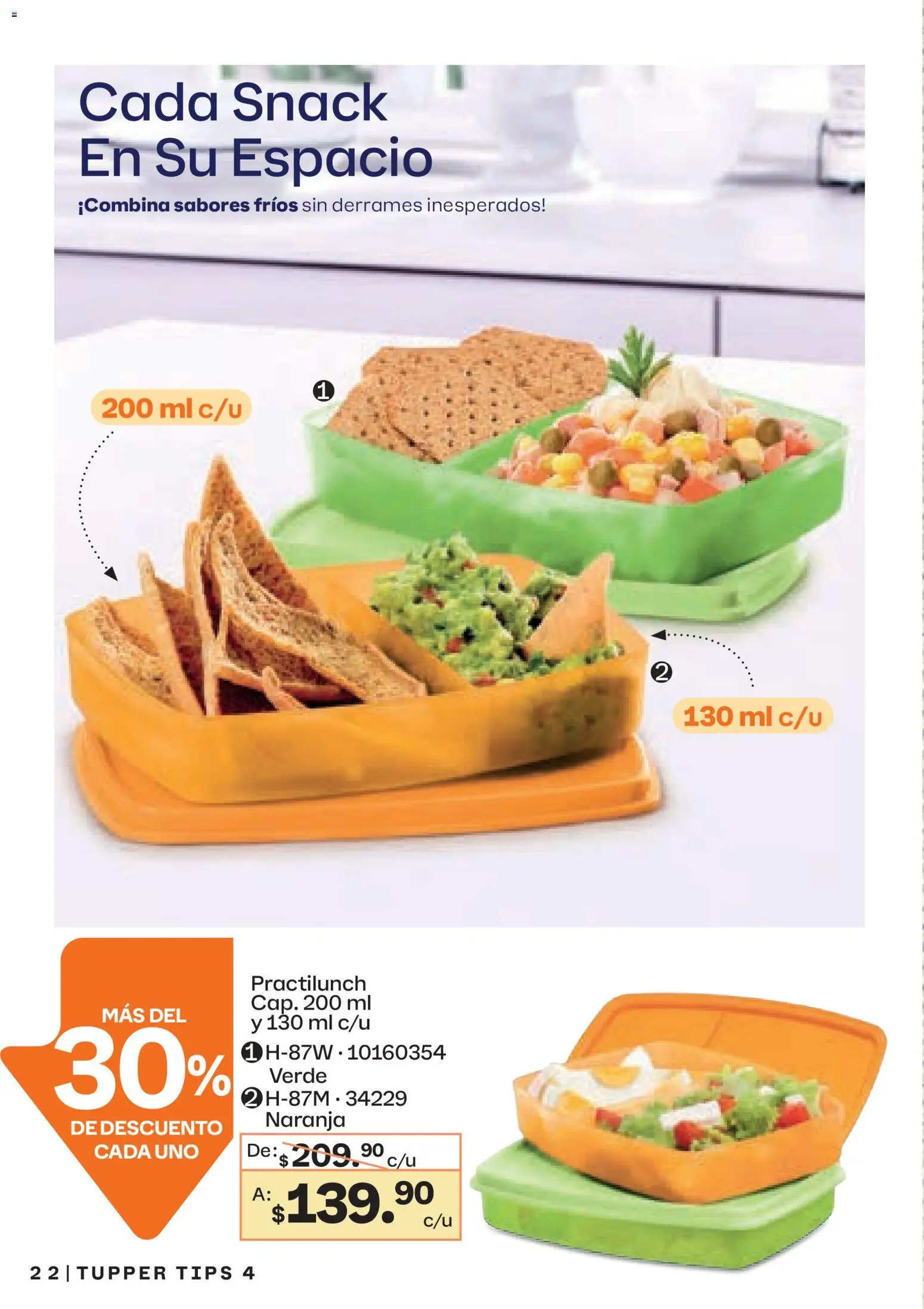 Nuevas ofertas de Tupperware válidas en toda la República Mexicana desde el 23.03.2026. ¡Encuentra las mejores ofertas en Tupperware catálogo! | Página: 22 | Productos: Tupper