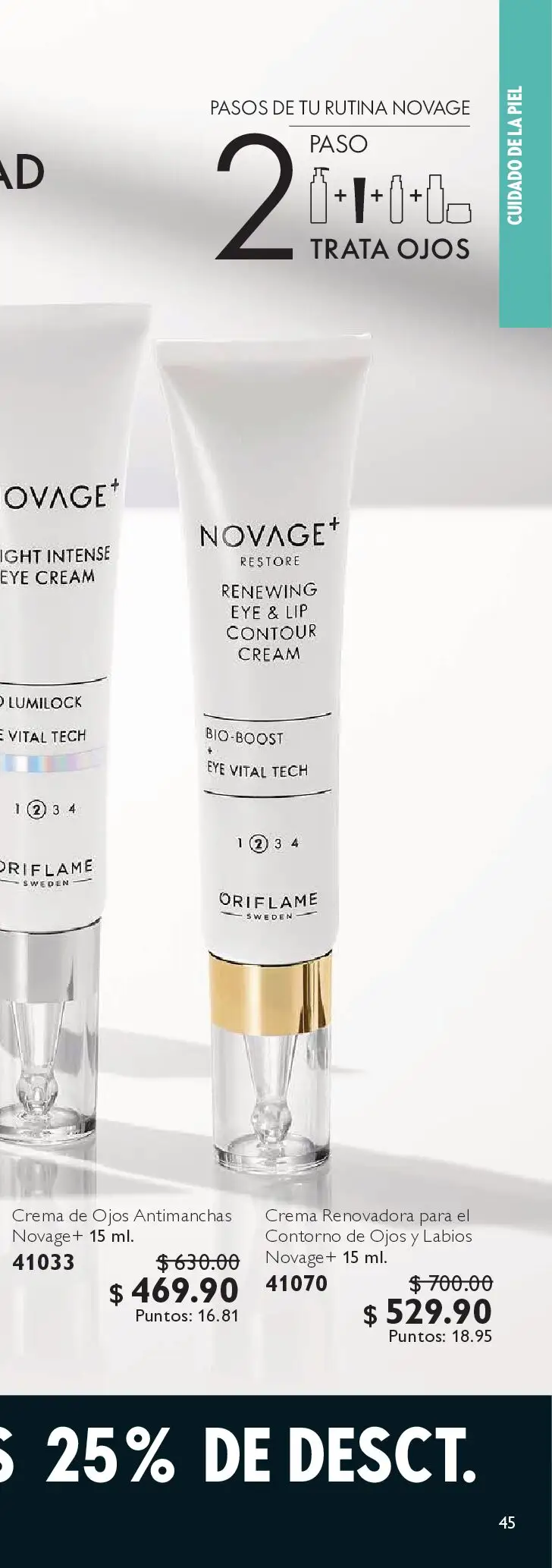 Nuevas ofertas de Oriflame válidas en toda la República Mexicana desde el 09.05.2026. ¡Encuentra las mejores ofertas en Oriflame campaña 7 2026! | Página: 89 | Productos: Desodorante, Eau de toilette