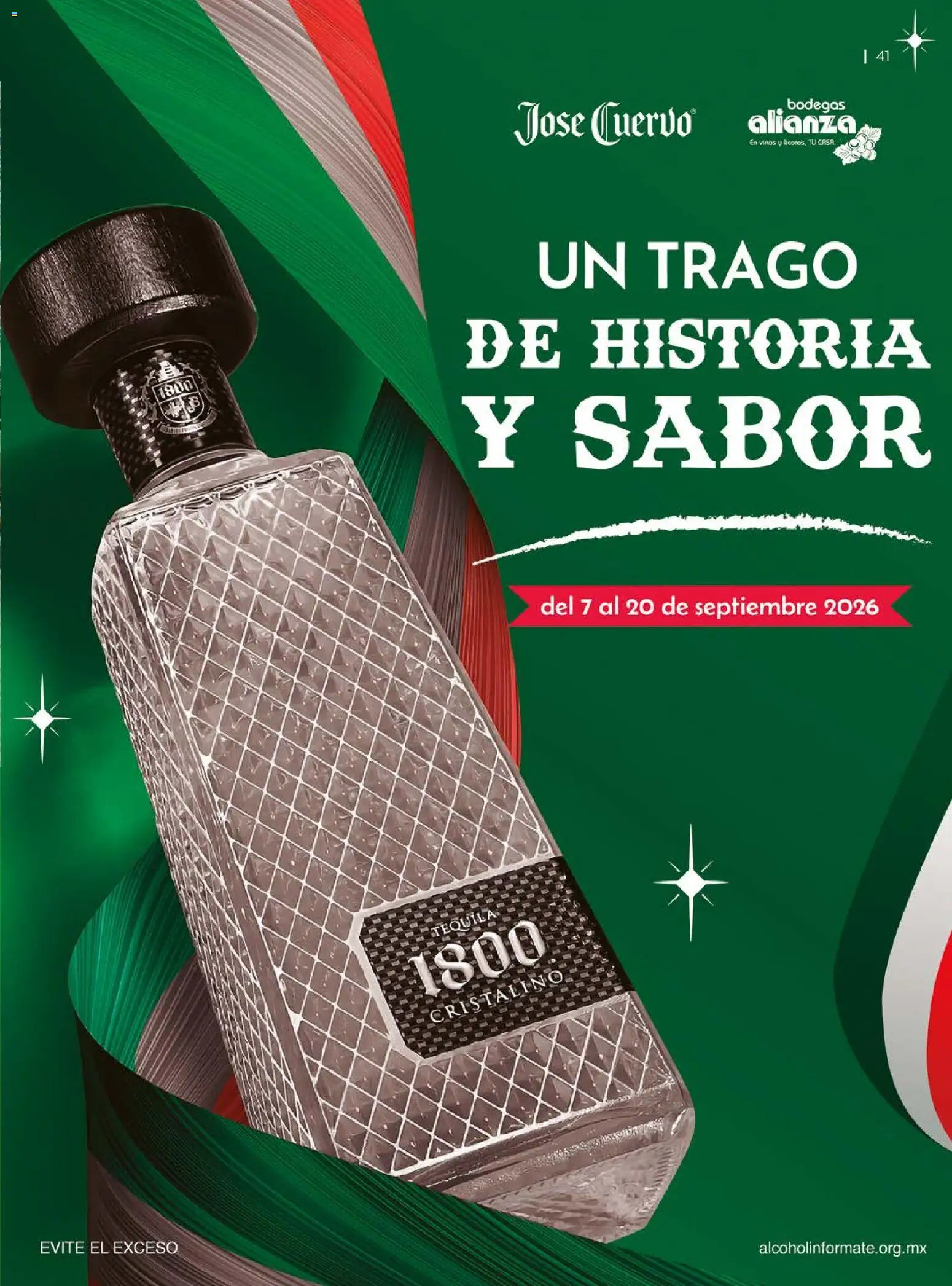 Nuevas ofertas de Bodegas Alianza válidas en toda la República Mexicana desde el 01/07/2026. ¡Encuentra las mejores ofertas en Bodegas Alianza catálogo! | Página: 43 | Productos: Tequila