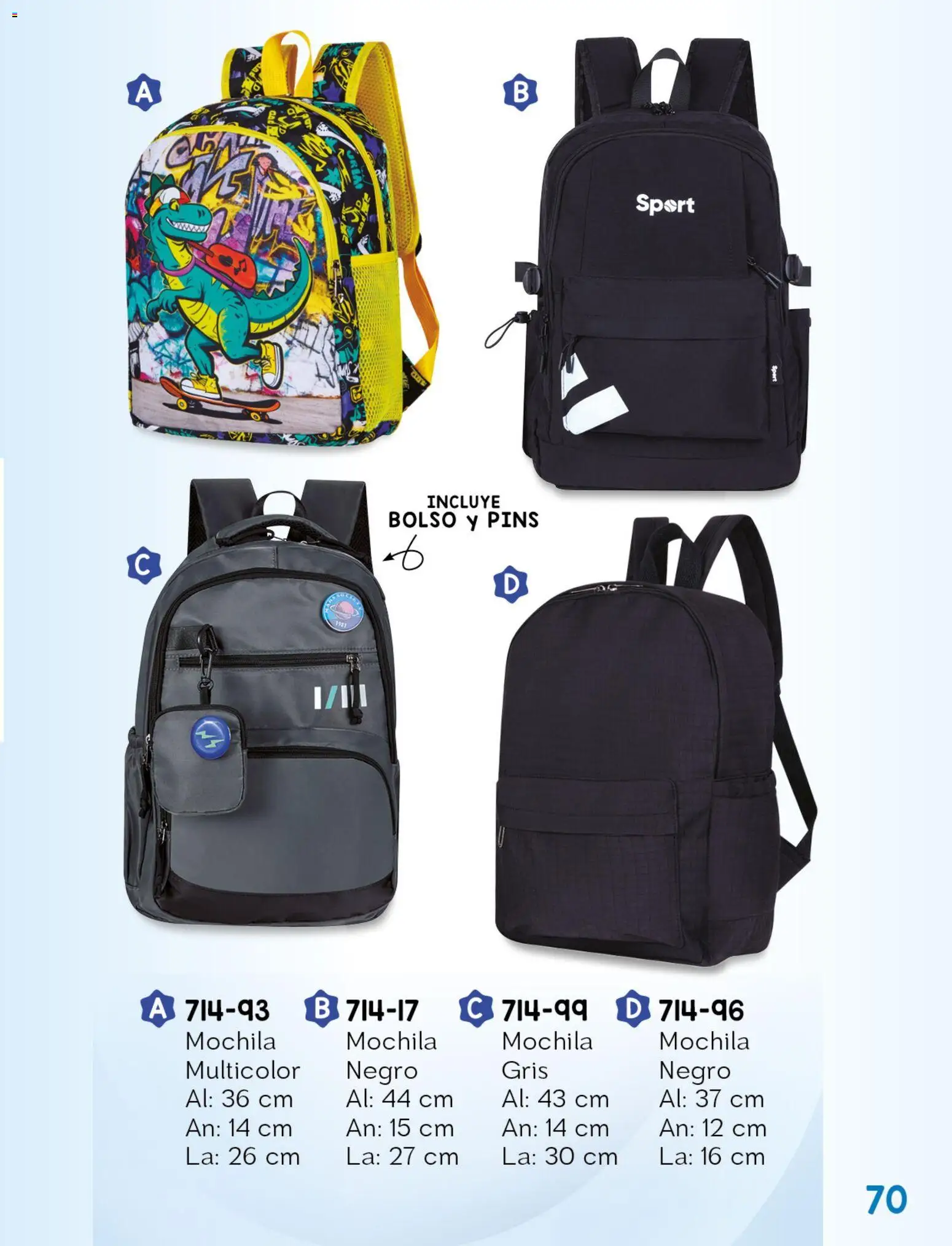 Nuevas ofertas de Cklass válidas en toda la República Mexicana desde el 08/07/2026. ¡Encuentra las mejores ofertas en Cklass catálogo Kids niña! | Página: 184 | Productos: Bolso, Mochila