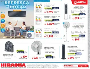Vista previa de folleto Catálogo Hiraoka - Rofresca tu Hogar de la Hiraoka válido desde 15/10/2026